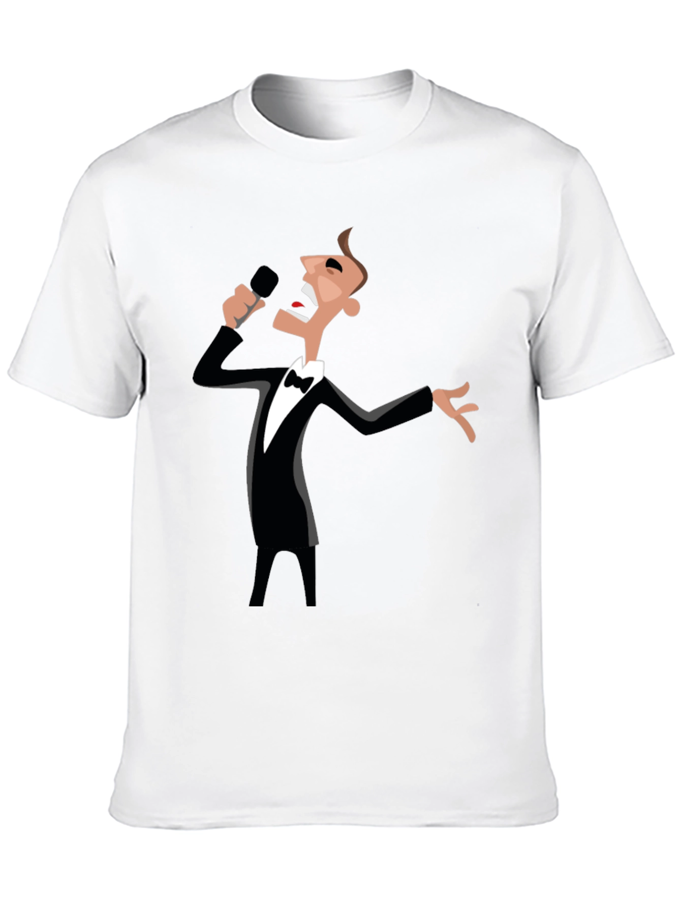 Singing Tuxedo Cartoon T-Shirt