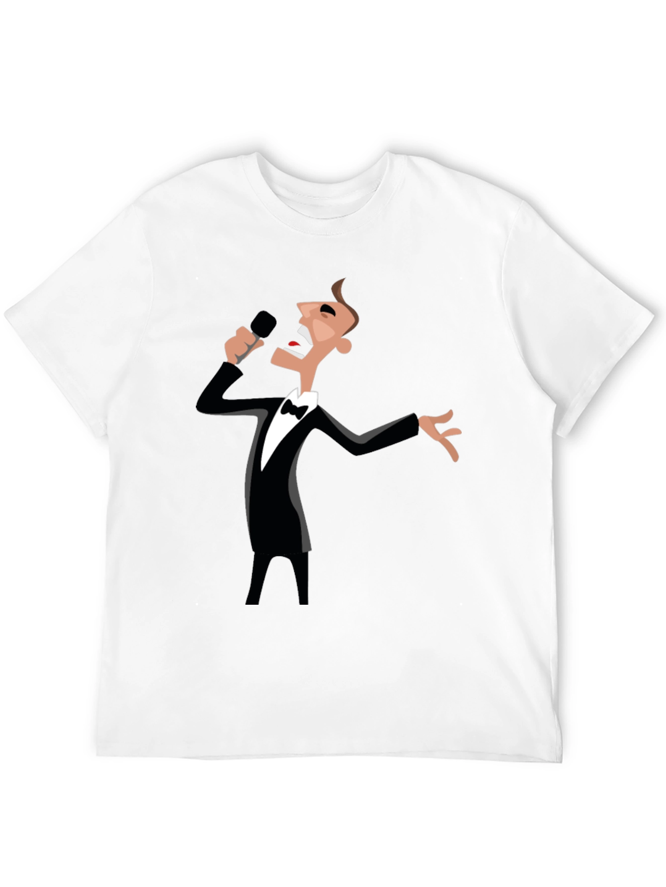 Singing Tuxedo Cartoon T-Shirt