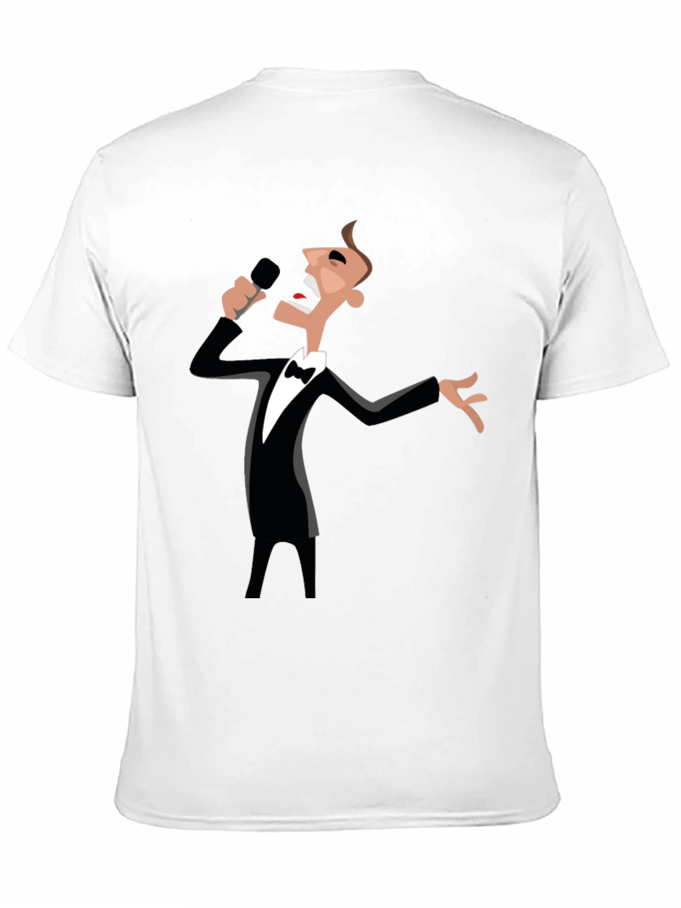 Singing Tuxedo Cartoon T-Shirt