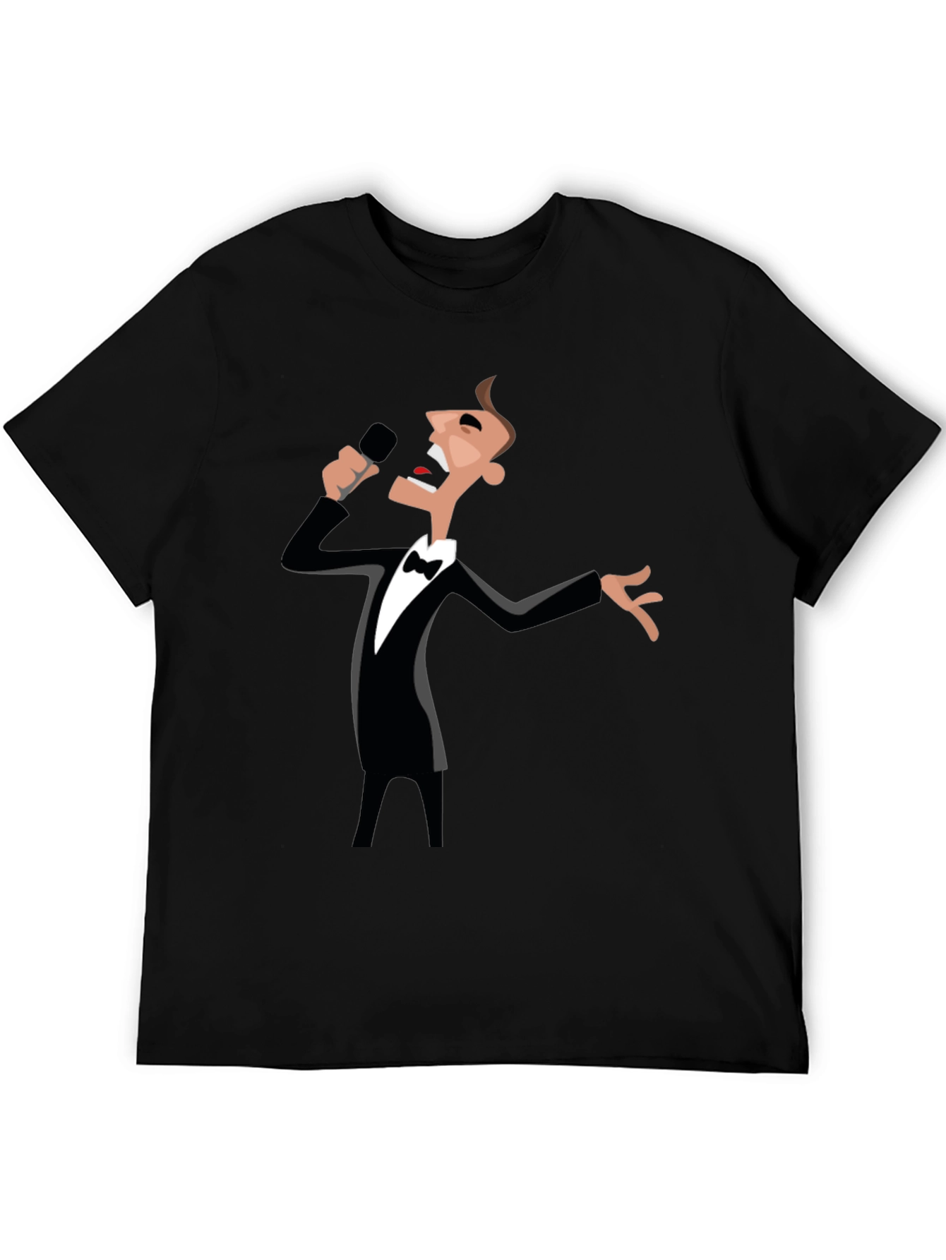 Singing Tuxedo Cartoon T-Shirt