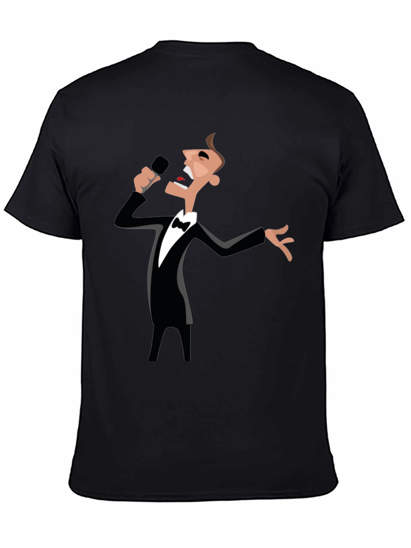Singing Tuxedo Cartoon T-Shirt