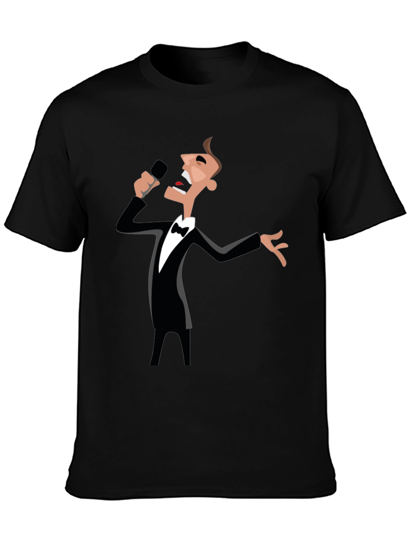 Singing Tuxedo Cartoon T-Shirt