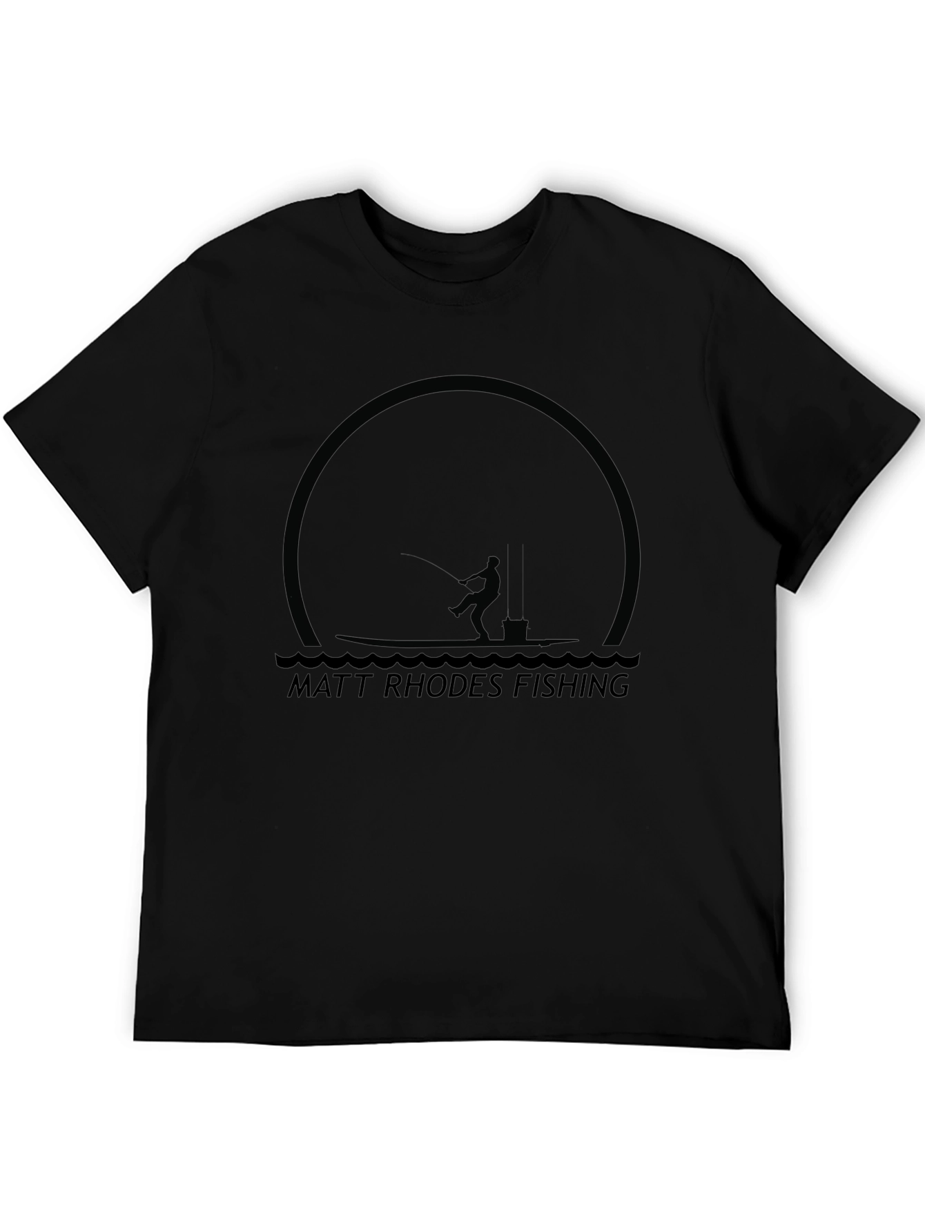 Matt Rhodes Fishing Black T-Shirt