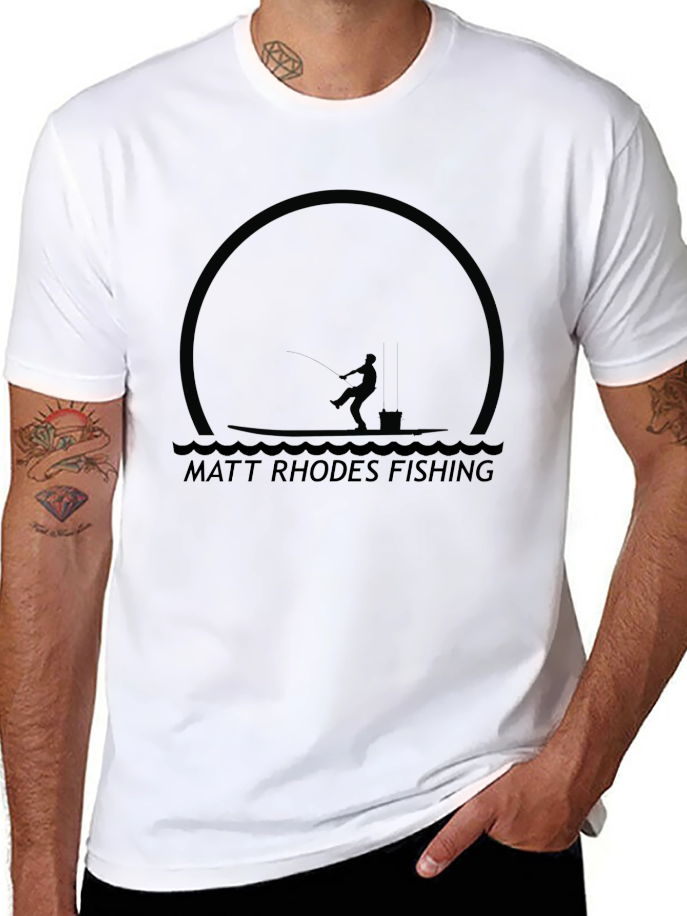 Matt Rhodes Fishing Black T-Shirt