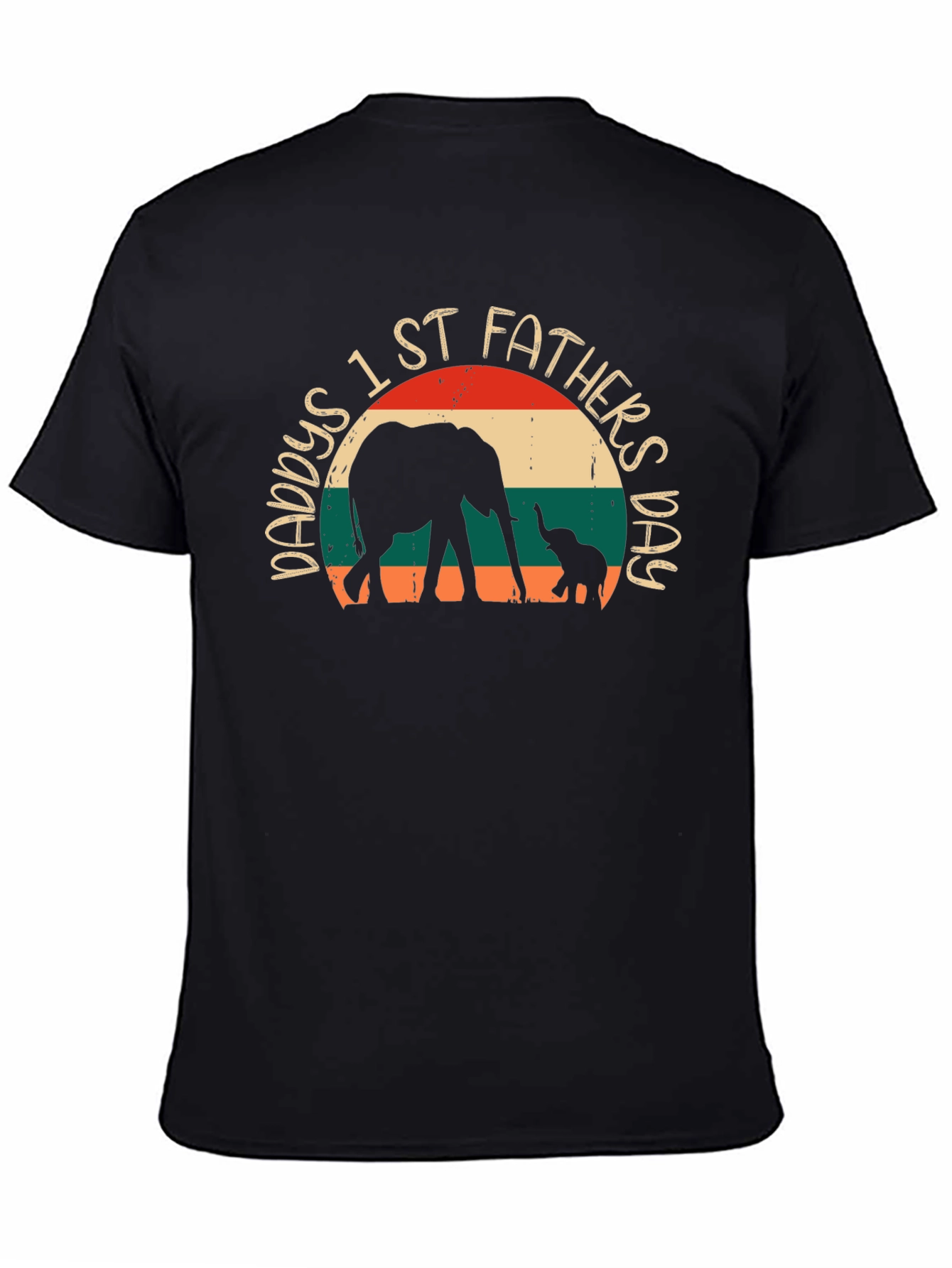 Daddys 1st Fathers Day Elephant T-Shirt