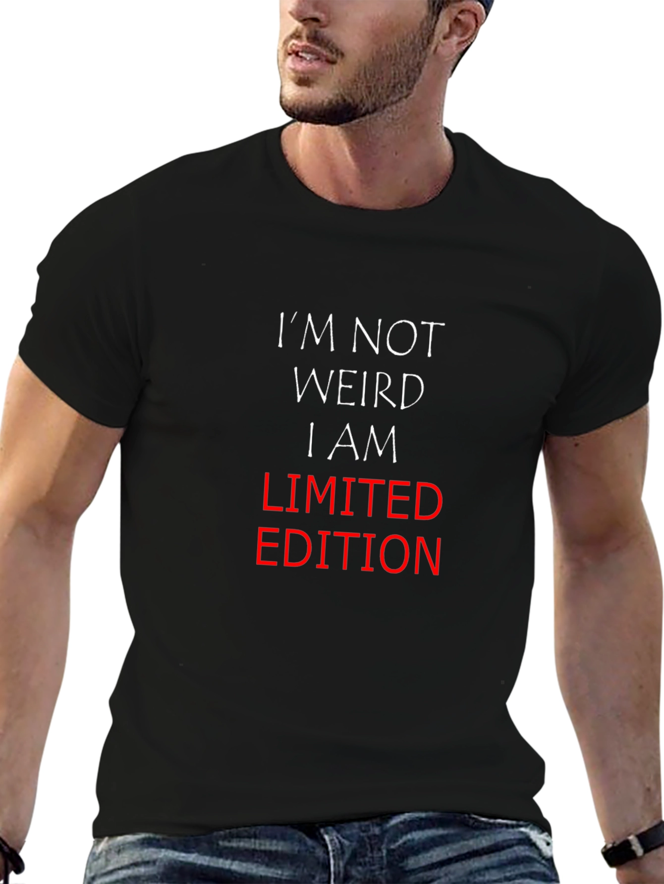 Im Not Weird Limited Edition Black T-Shirt