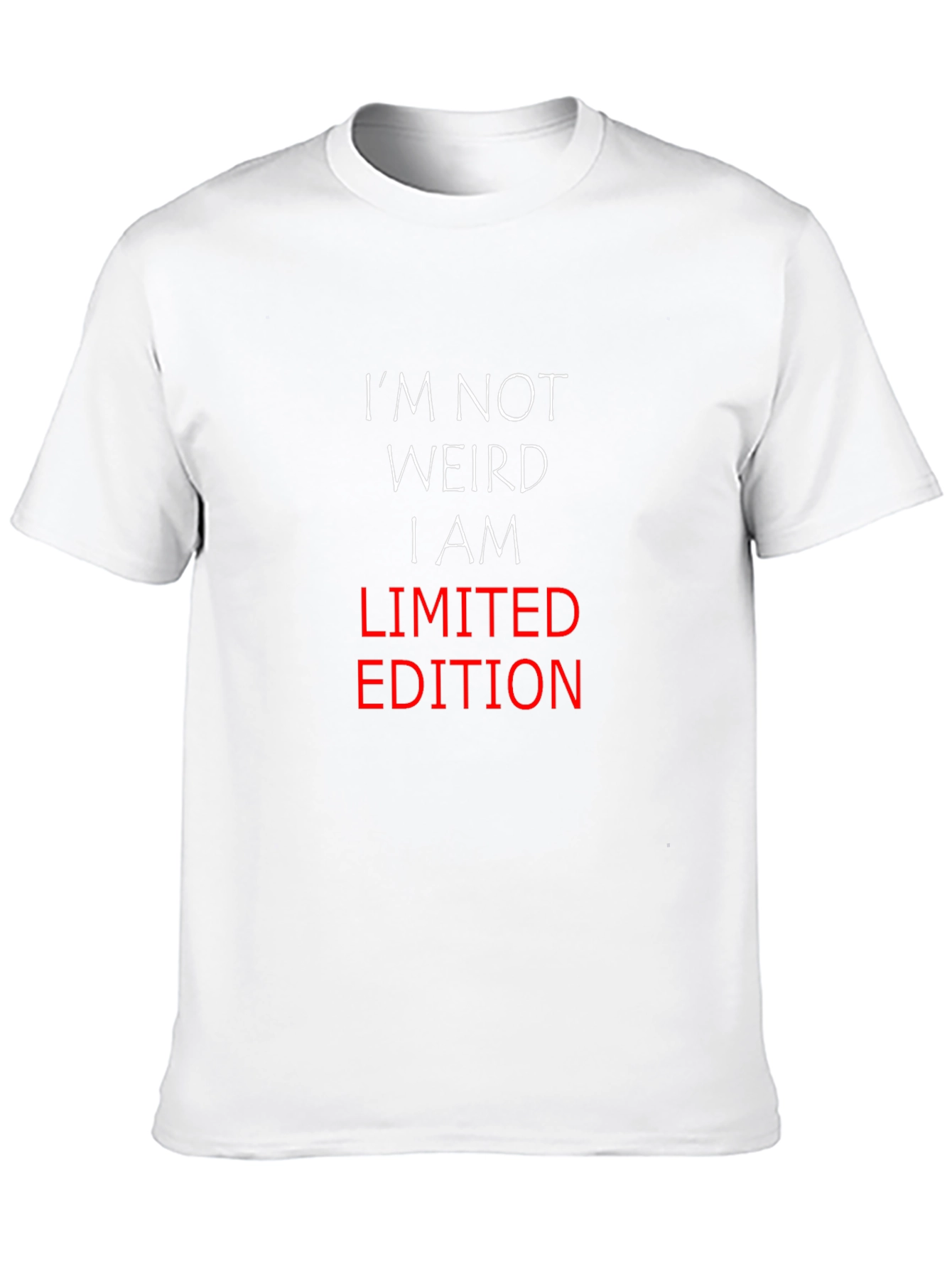 Im Not Weird Limited Edition Black T-Shirt