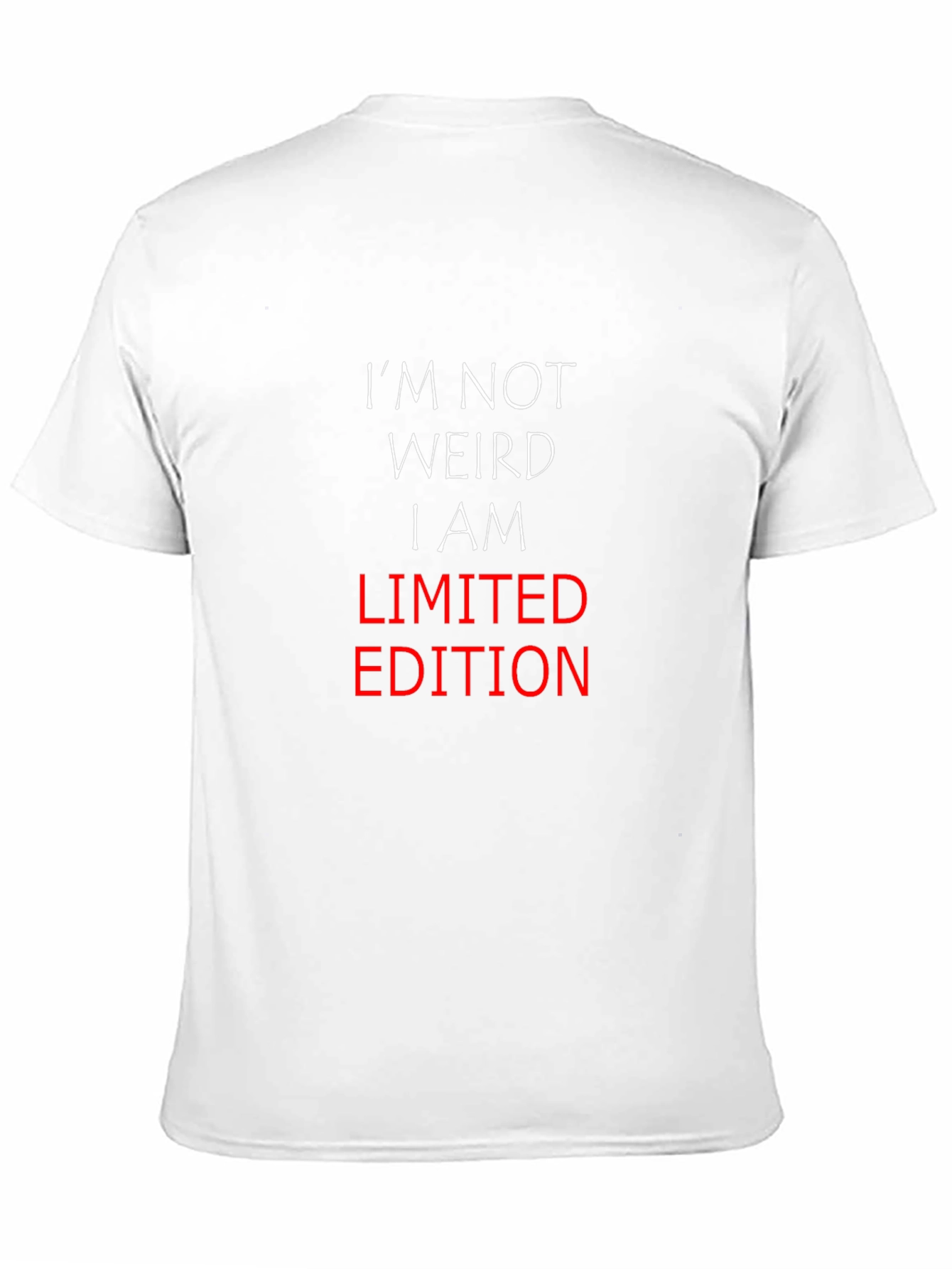 Im Not Weird Limited Edition Black T-Shirt