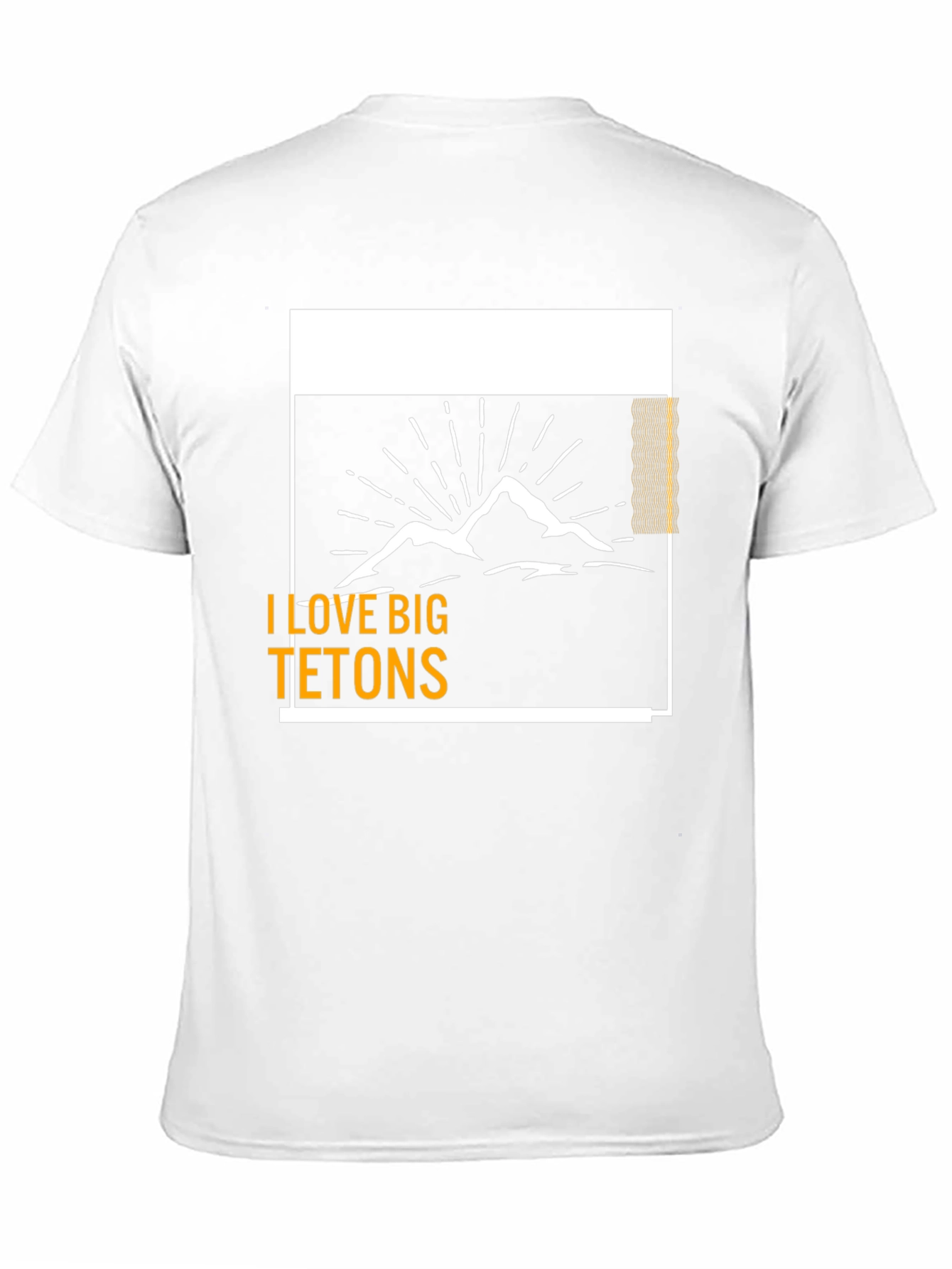 I Love Big Tetons Graphic Tee - Black
