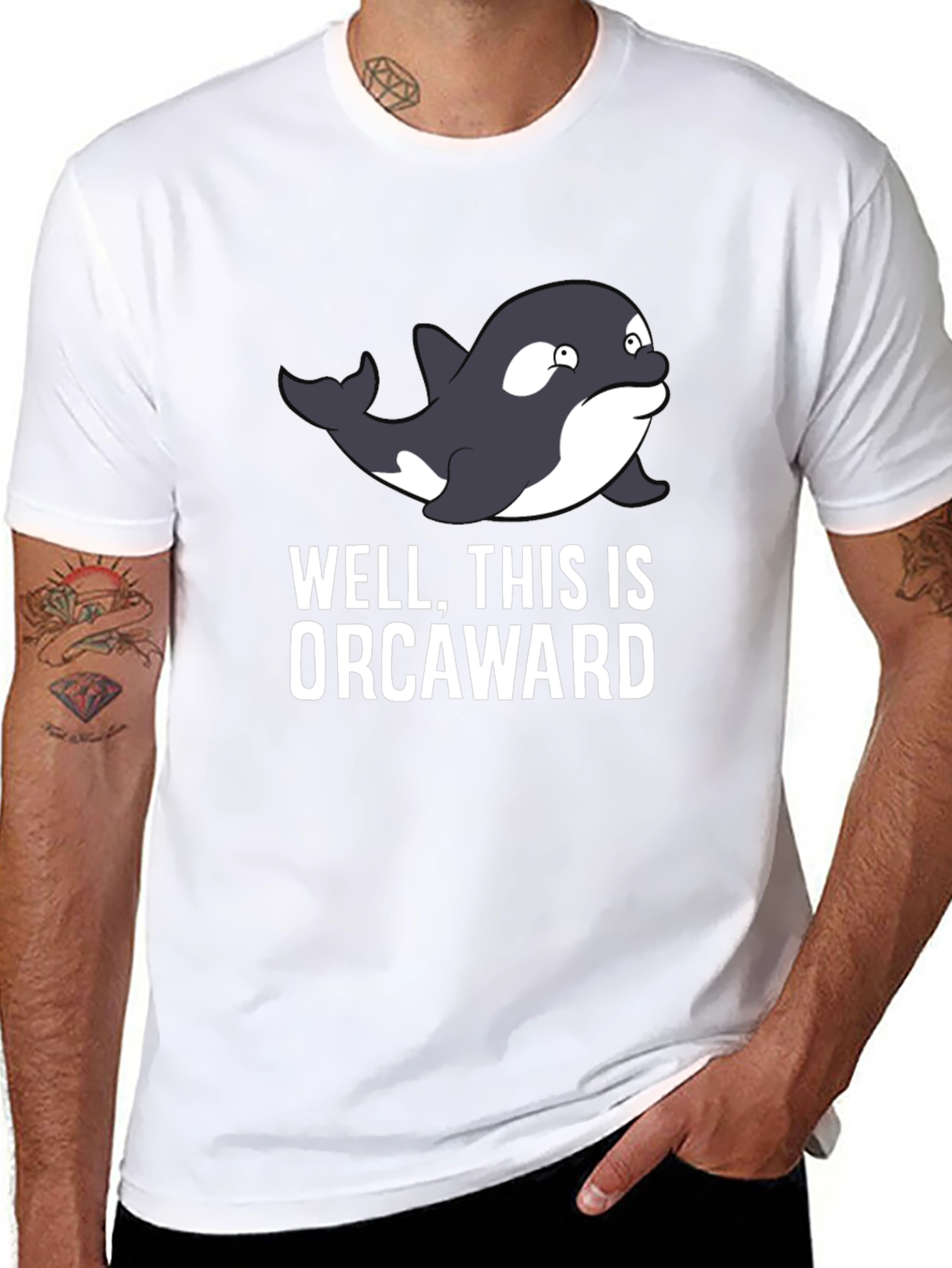 Orcaward T-Shirt: Funny Orca Pun Graphic Tee
