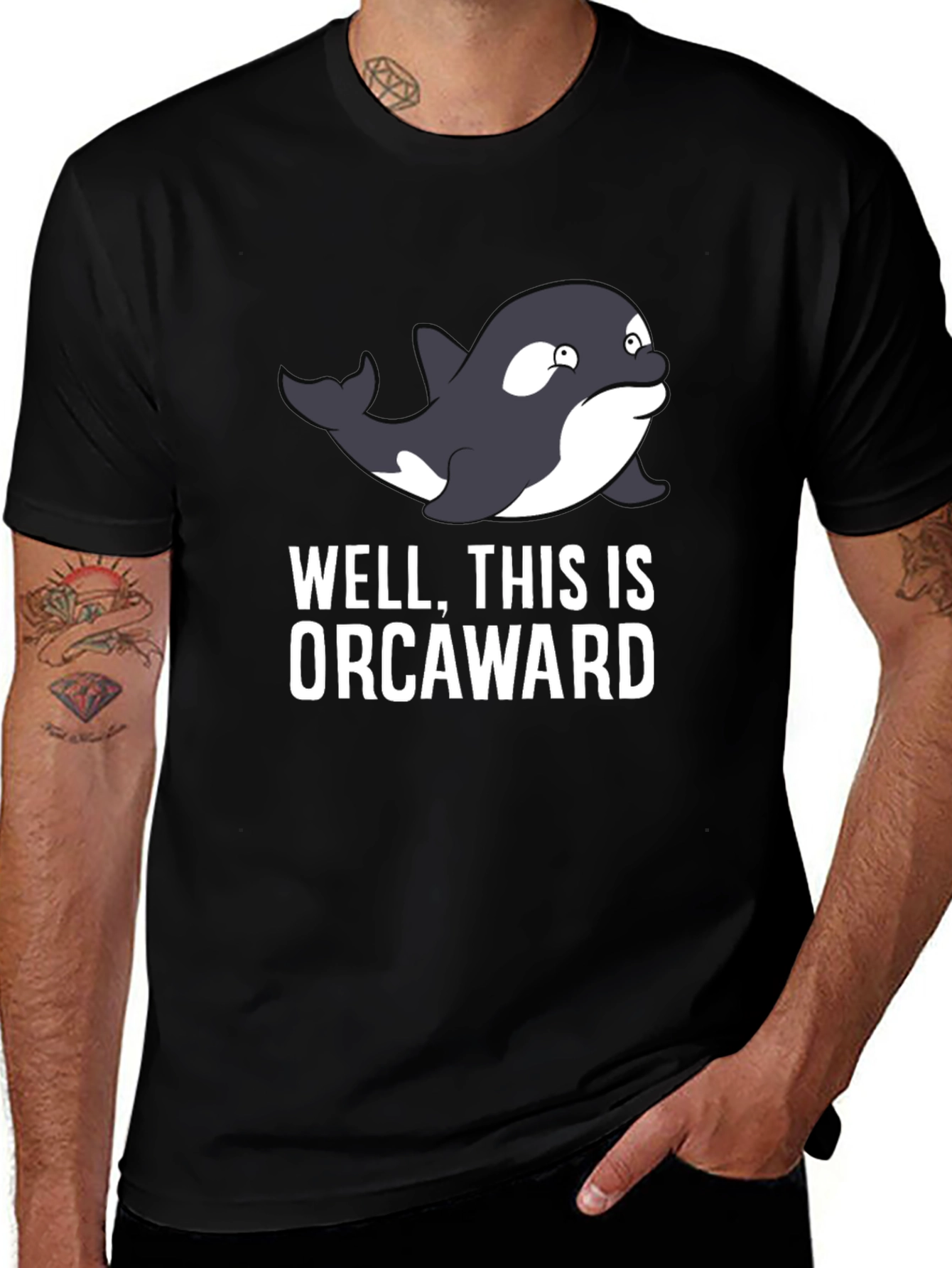 Orcaward T-Shirt: Funny Orca Pun Graphic Tee