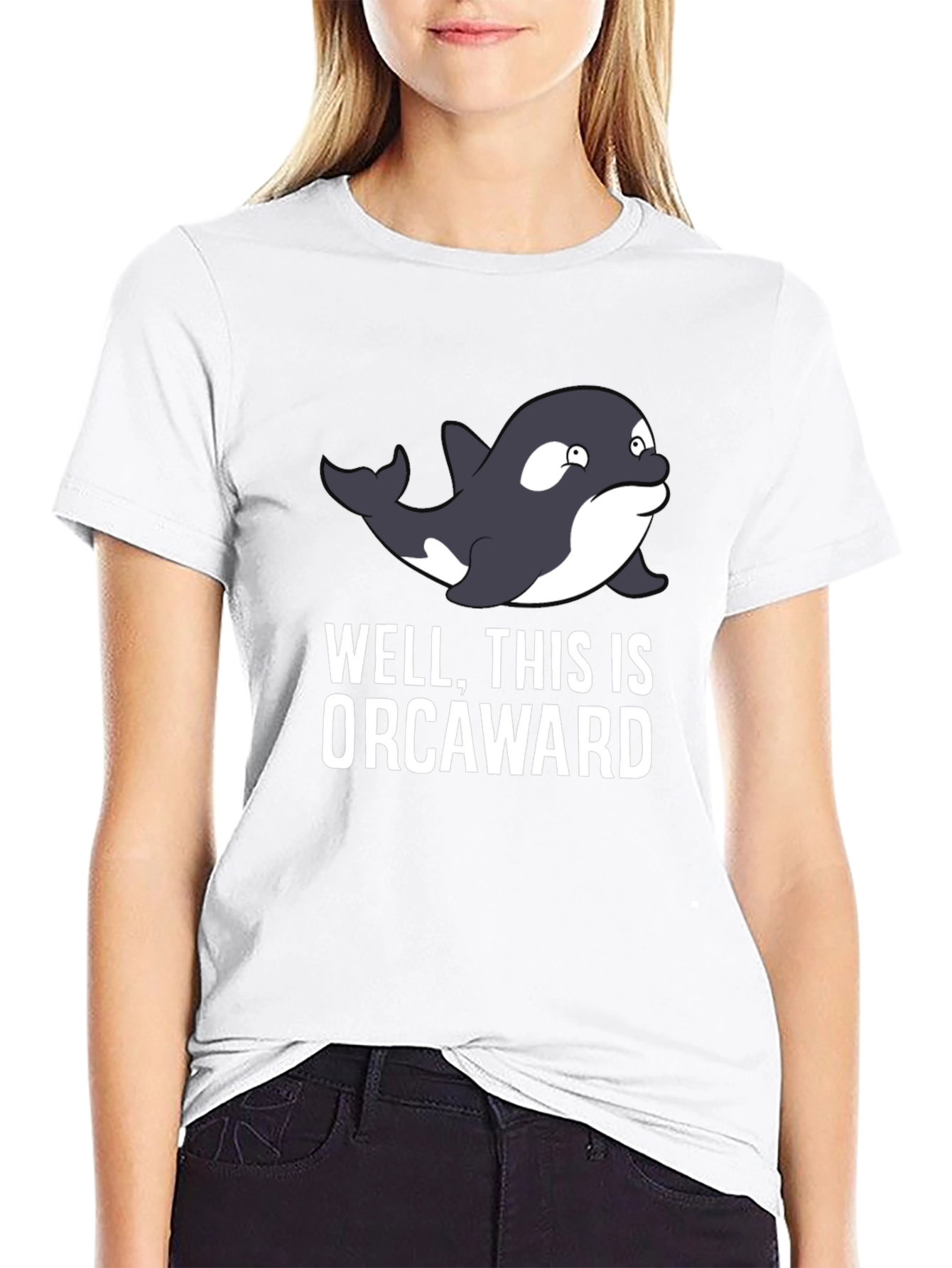 Orcaward T-Shirt: Funny Orca Pun Graphic Tee