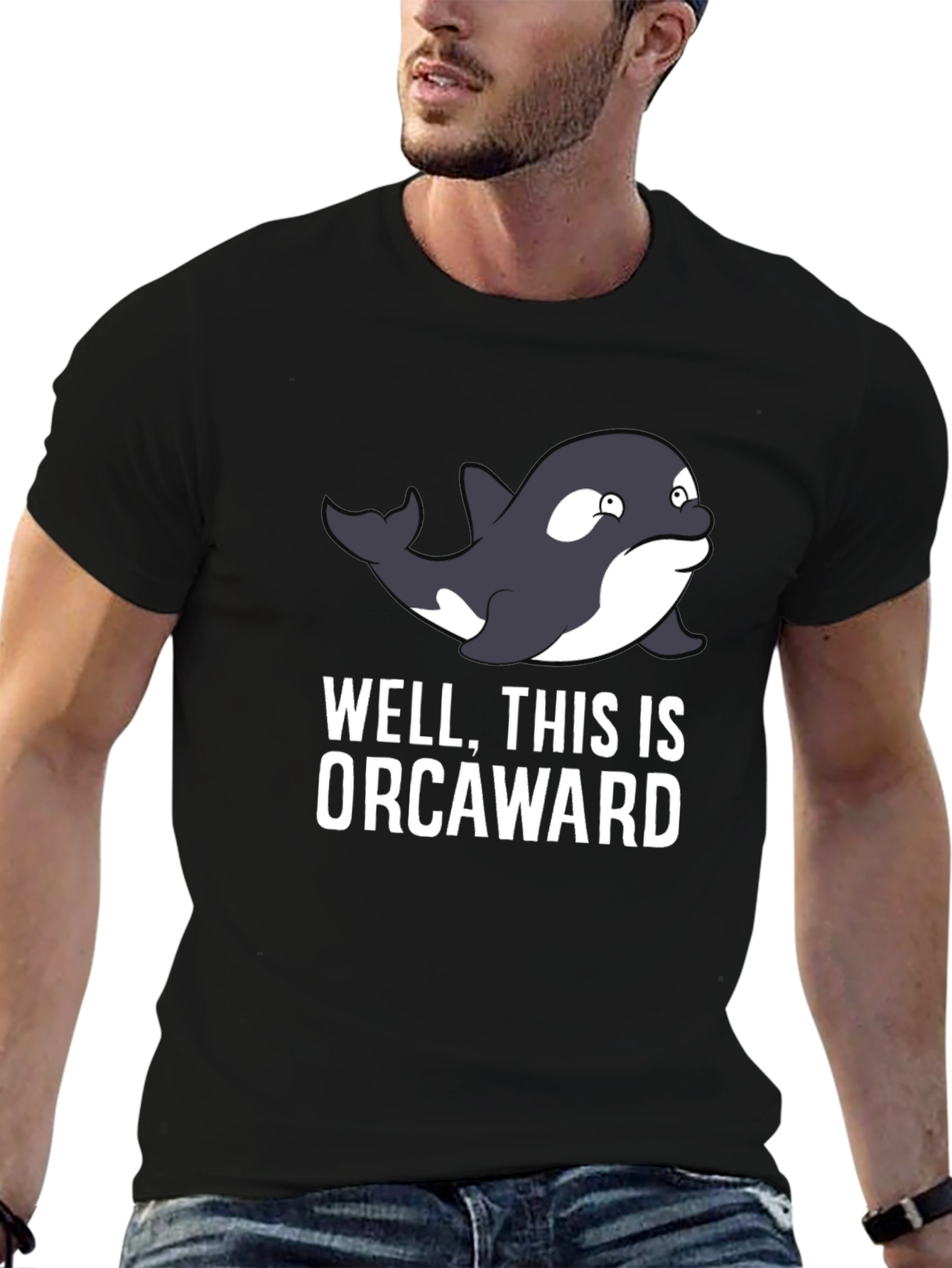 Orcaward T-Shirt: Funny Orca Pun Graphic Tee