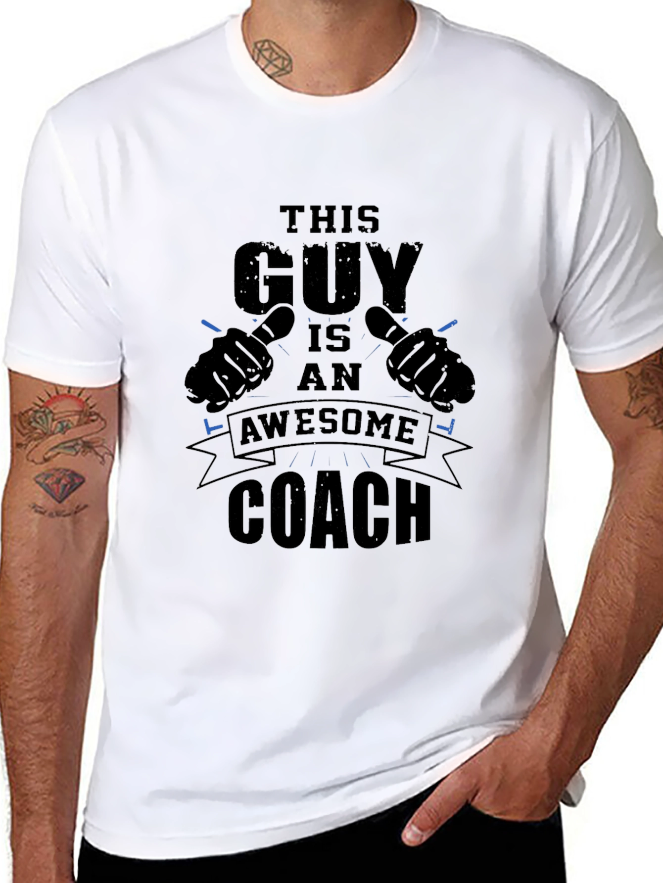 Awesome Coach Graphic T-Shirt - Gift Idea