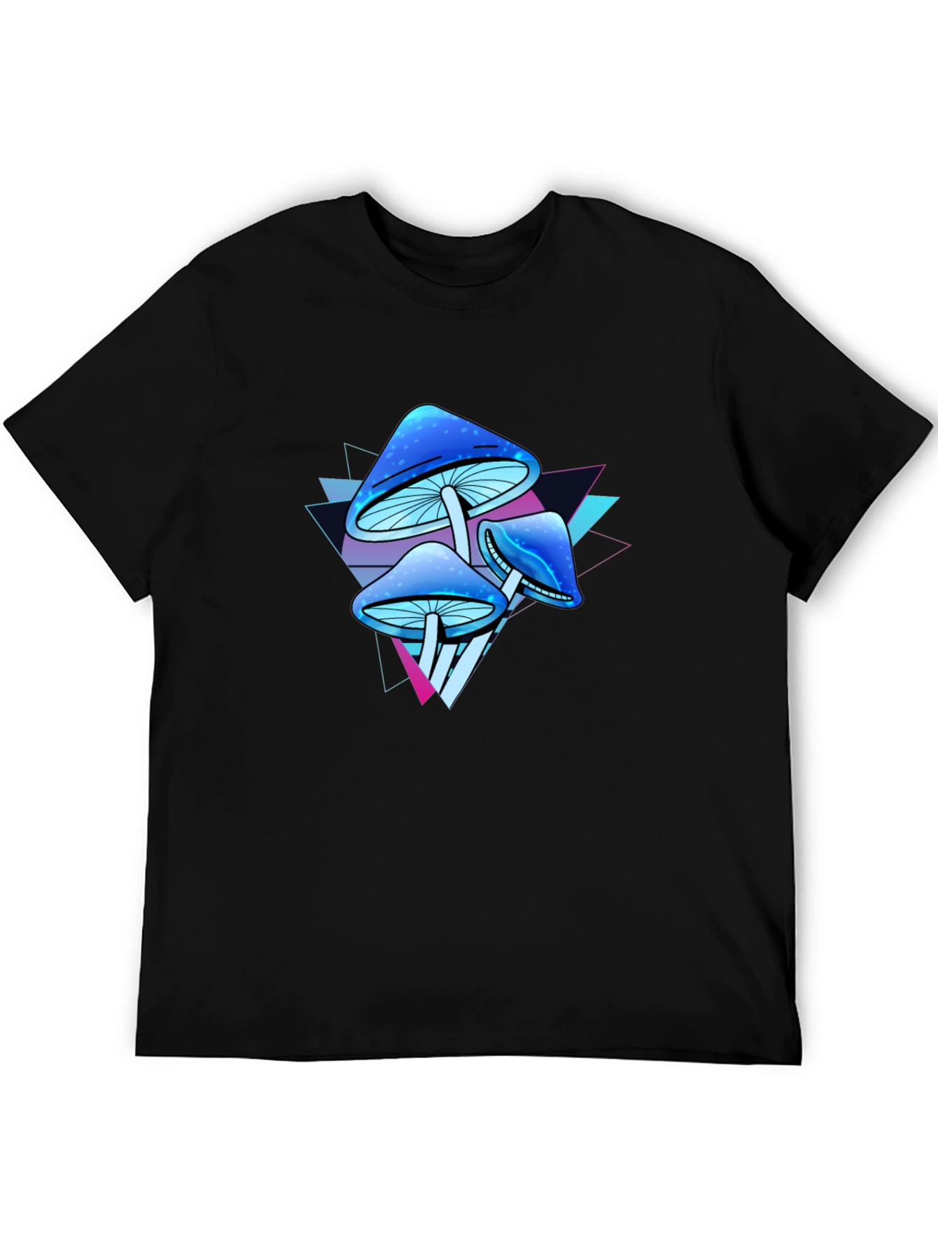 Blue Mushroom Graphic Tee