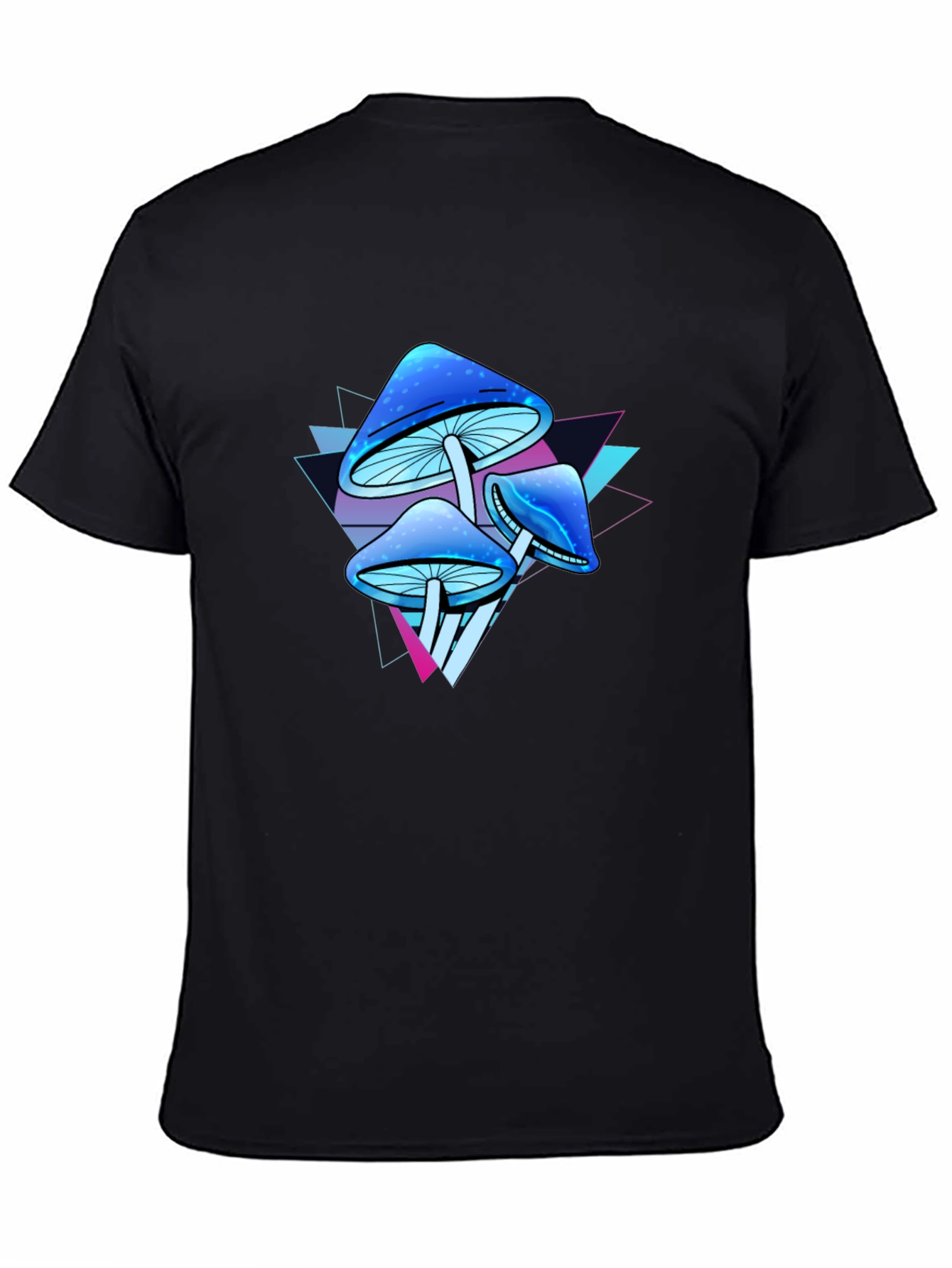 Blue Mushroom Graphic Tee