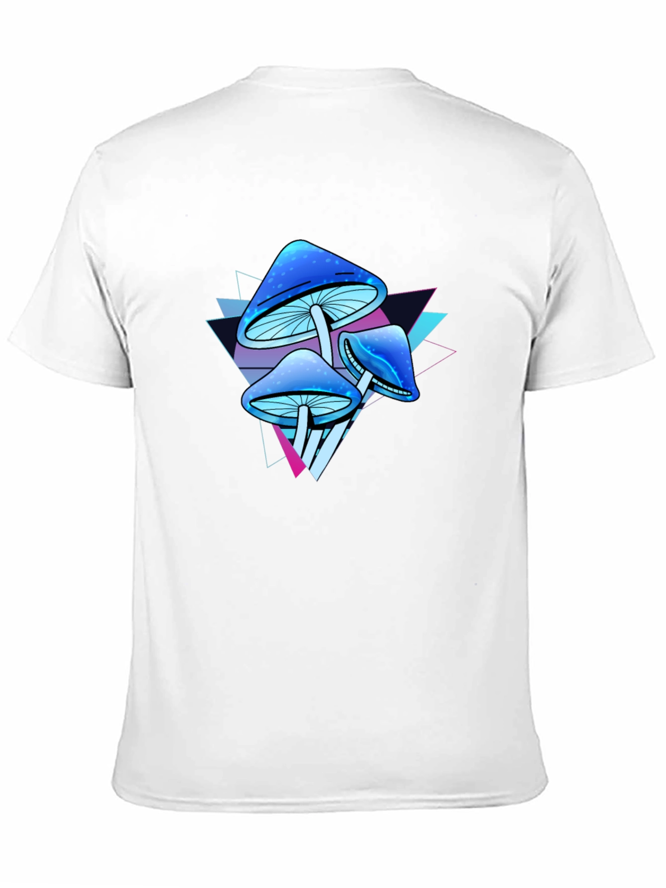 Blue Mushroom Graphic Tee