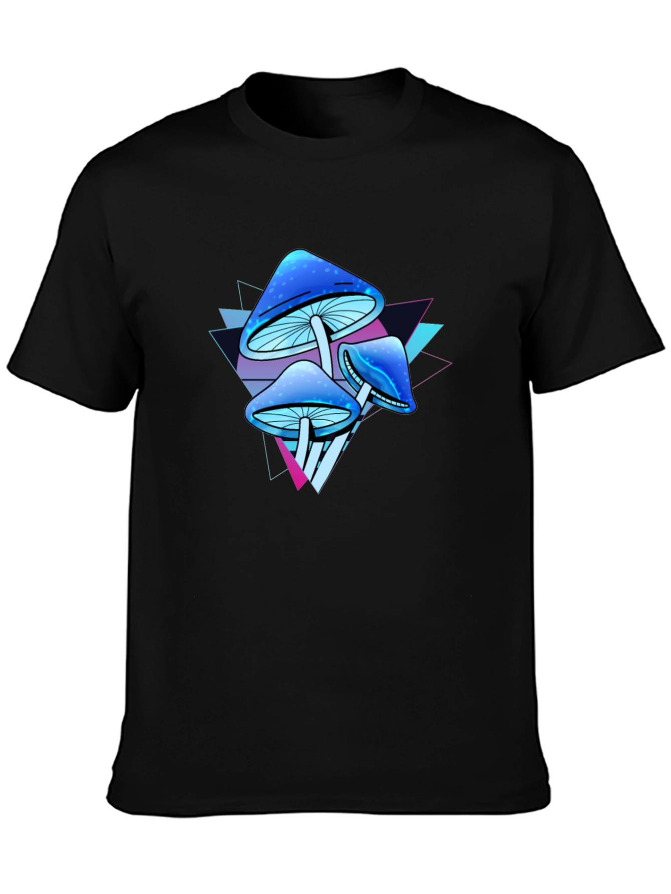 Blue Mushroom Graphic Tee