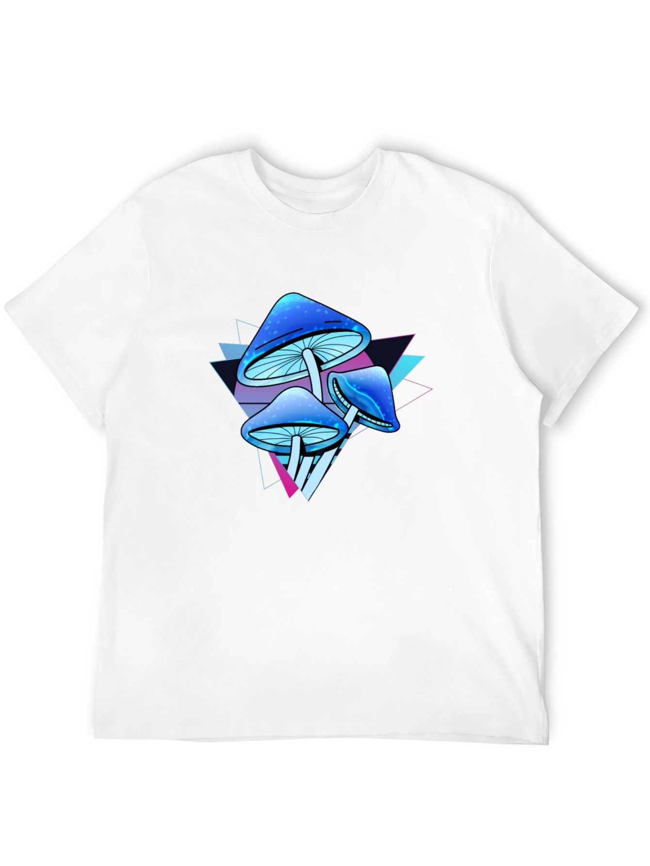 Blue Mushroom Graphic Tee