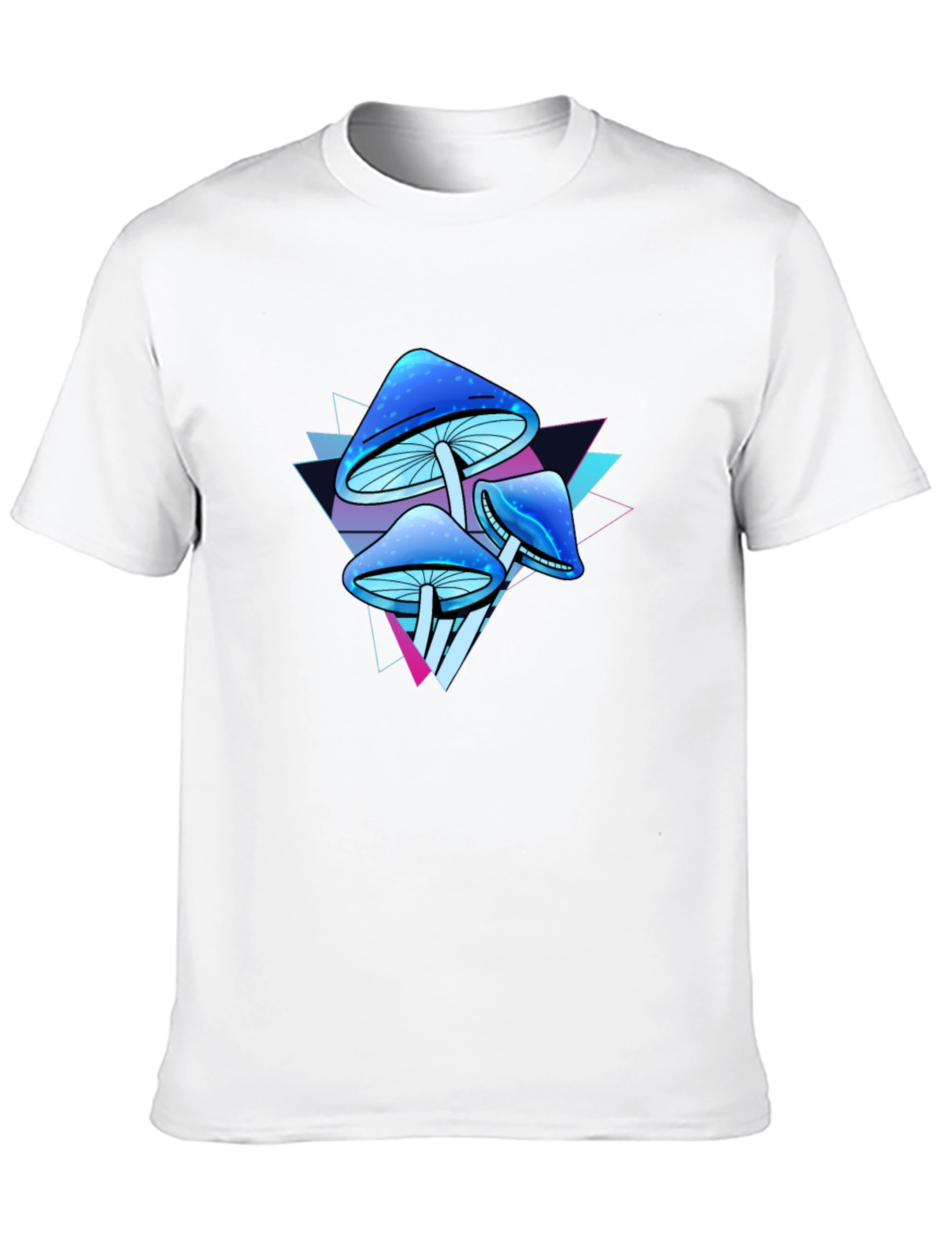 Blue Mushroom Graphic Tee