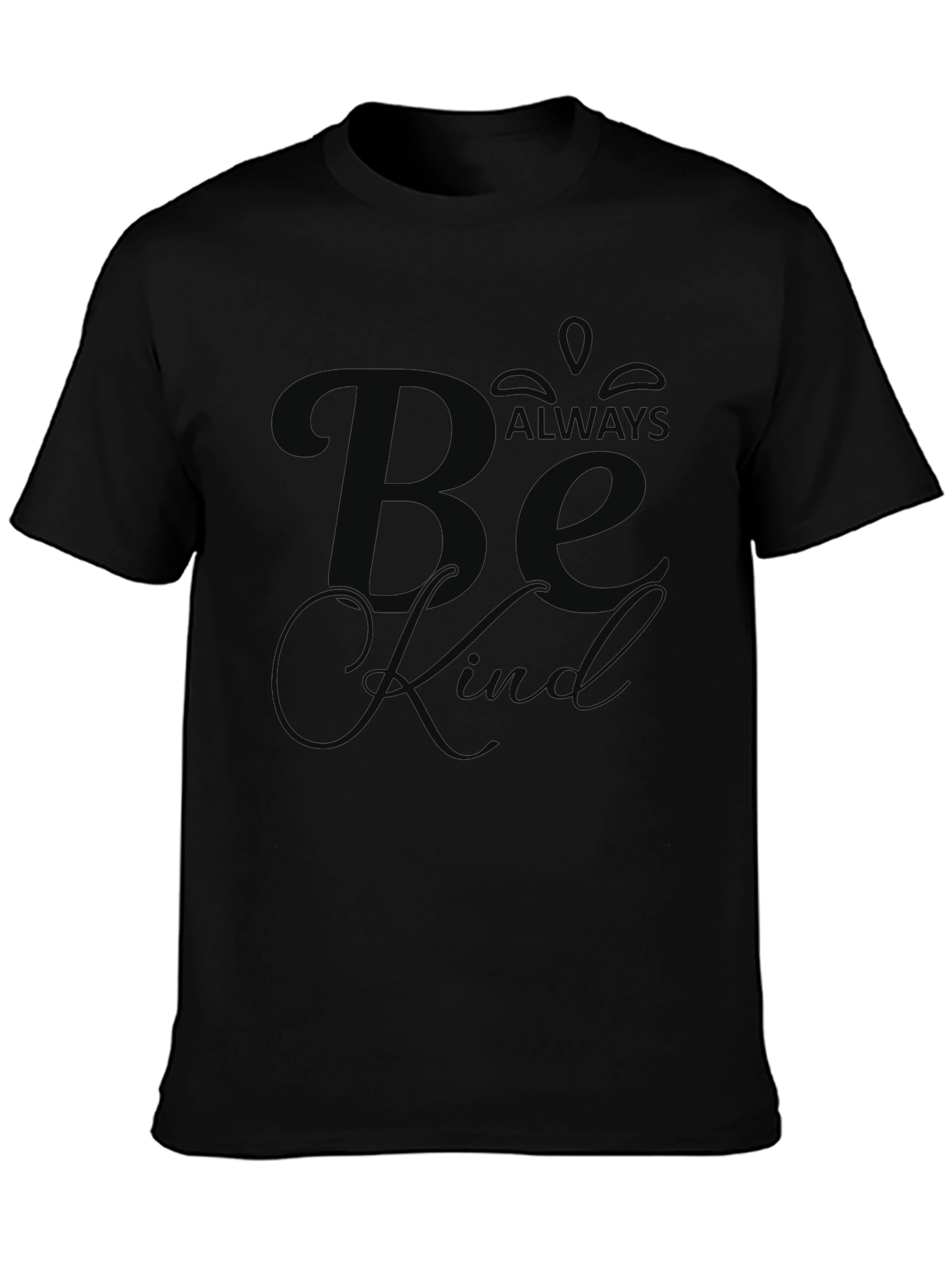Always Be Kind Black Graphic Tee