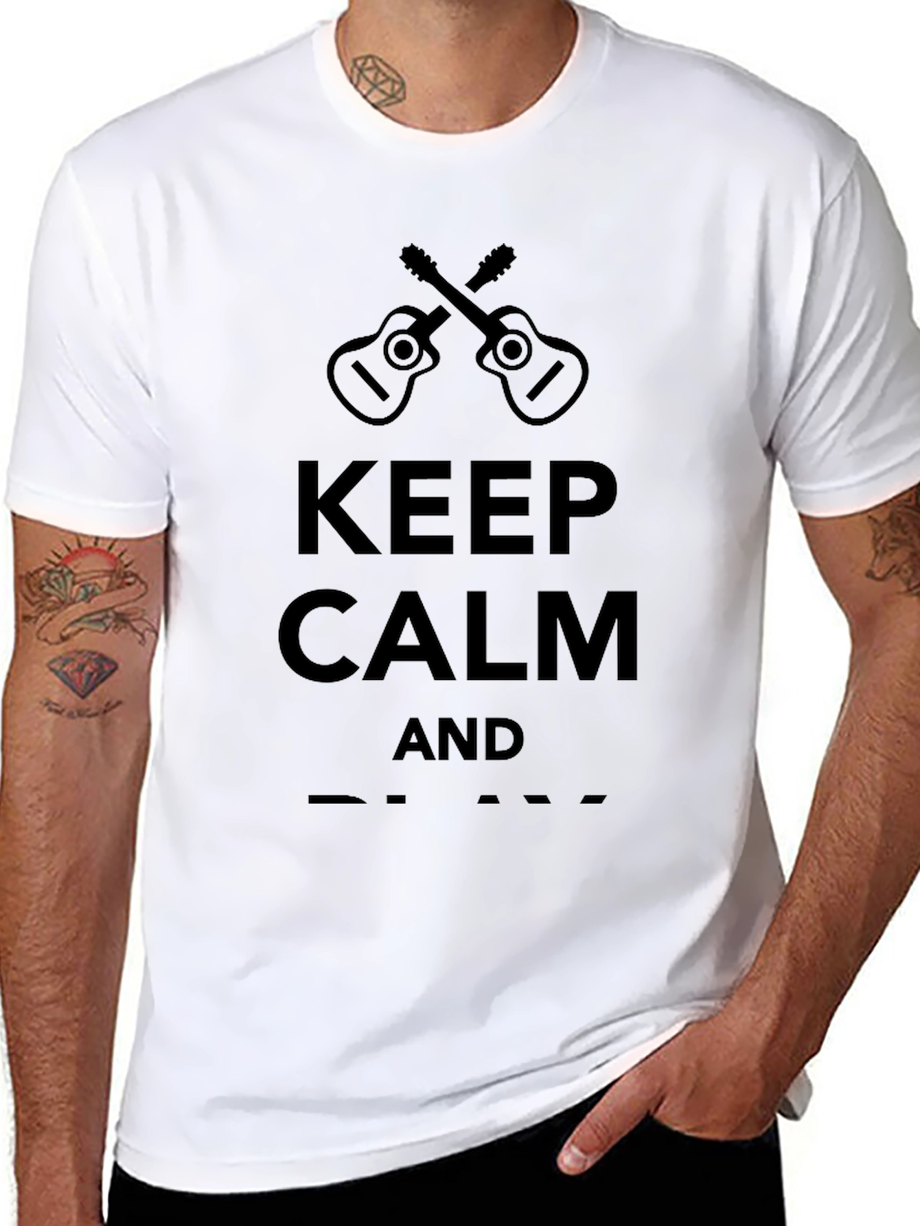 Keep Calm & Play Guitar T-Shirt