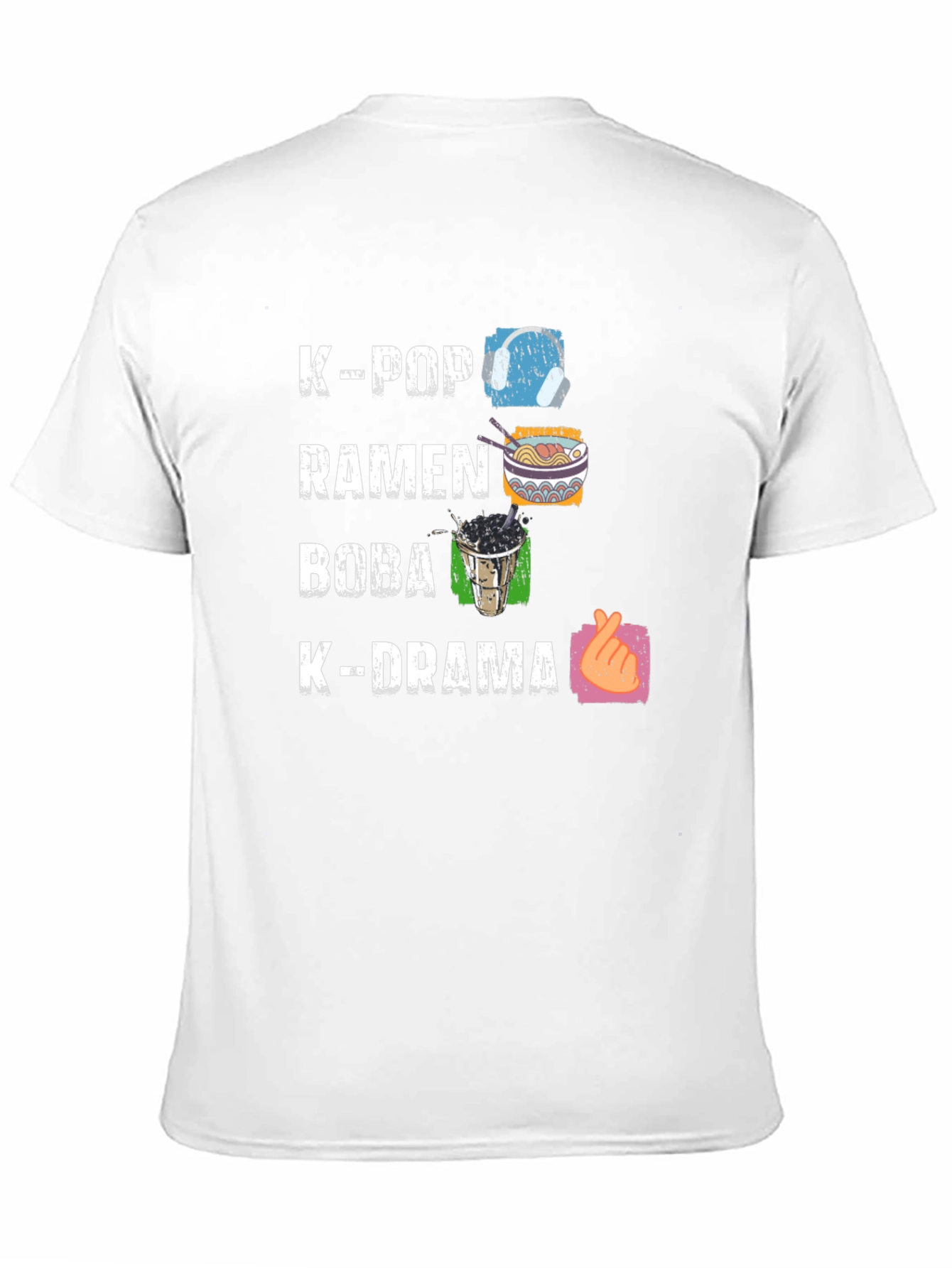 K-Pop Ramen Boba K-Drama Graphic Tee