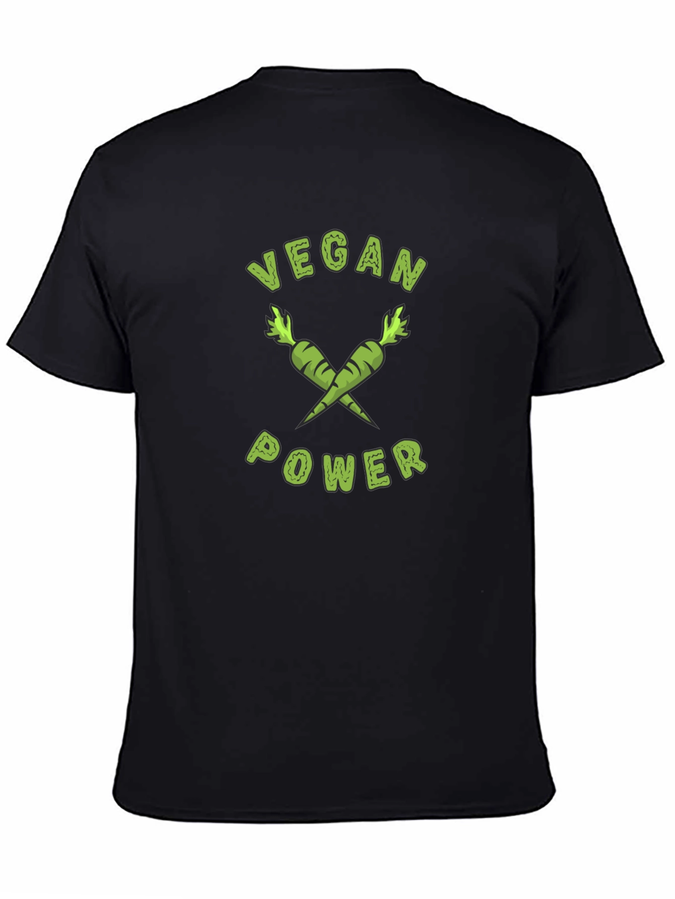 Vegan Power T-Shirt - Carrot Graphic Tee