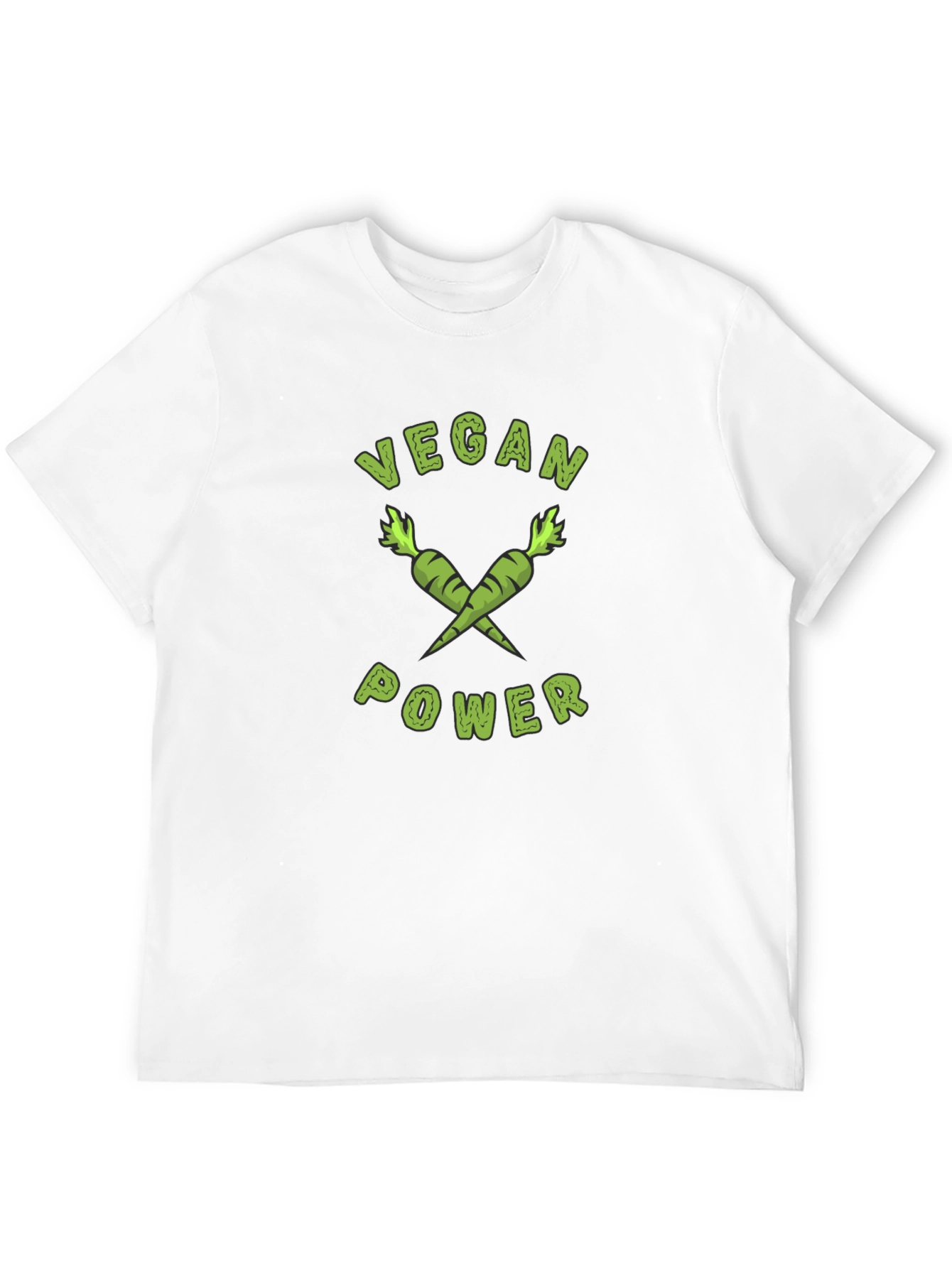 Vegan Power T-Shirt - Carrot Graphic Tee
