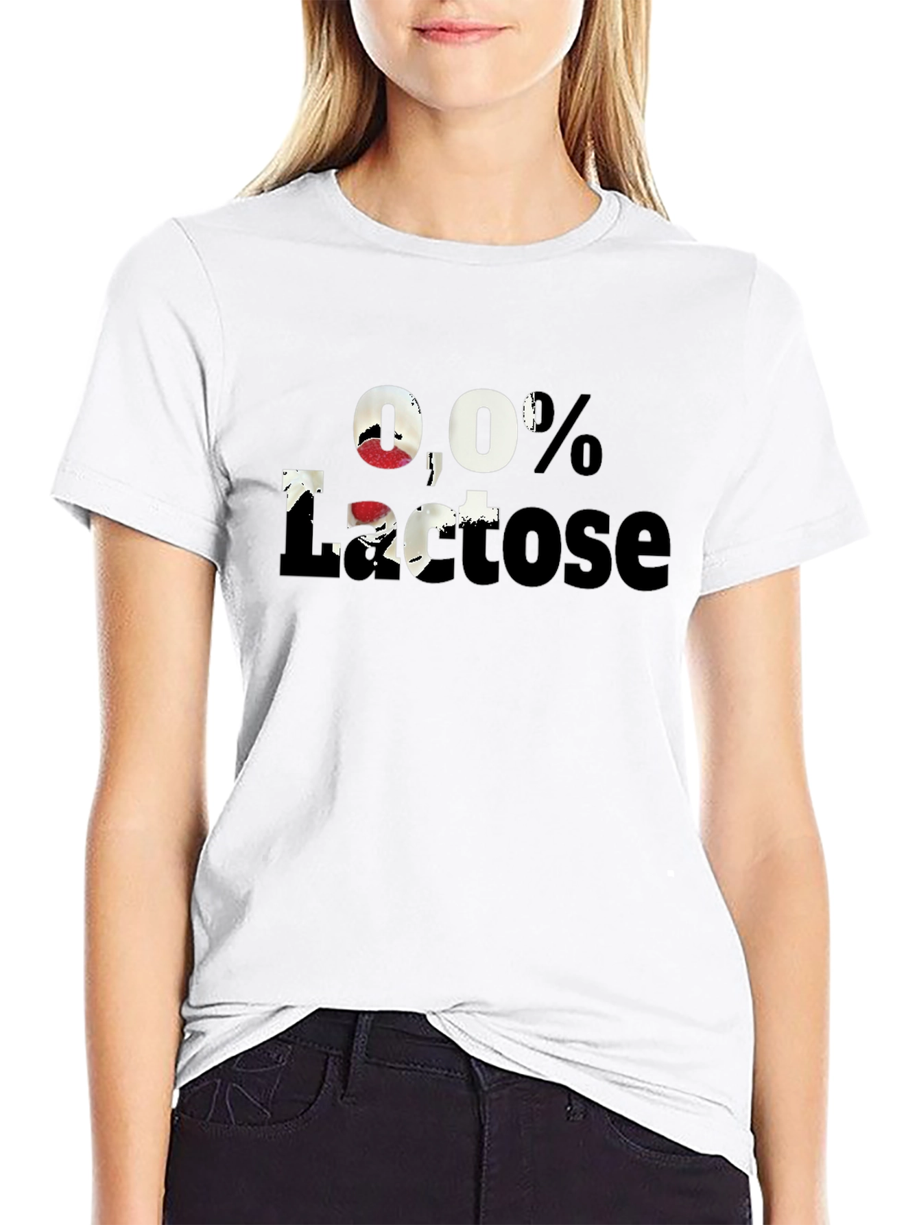 Lactose-Free Graphic T-Shirt - Stylish & Comfortable