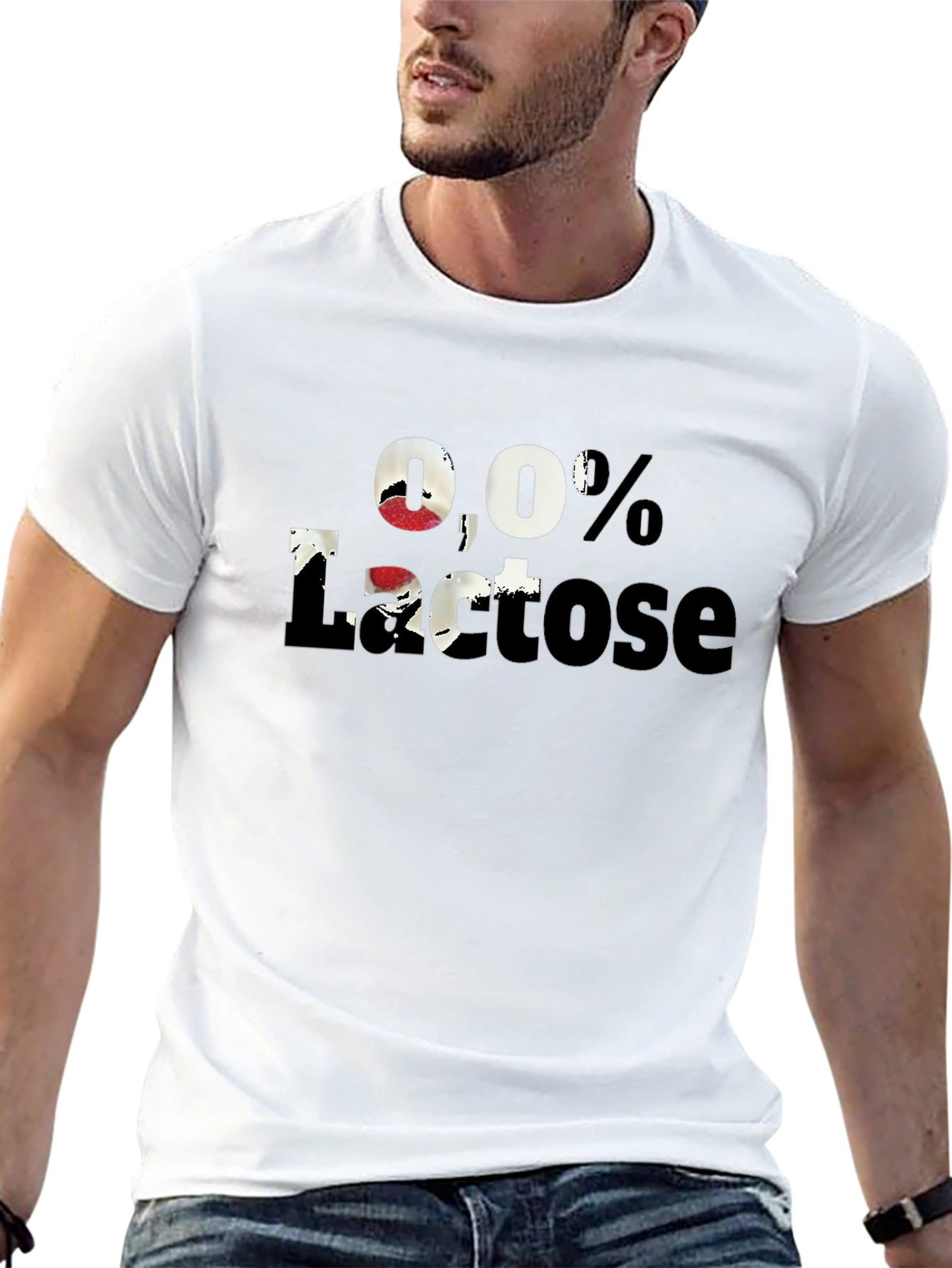 Lactose-Free Graphic T-Shirt - Stylish & Comfortable