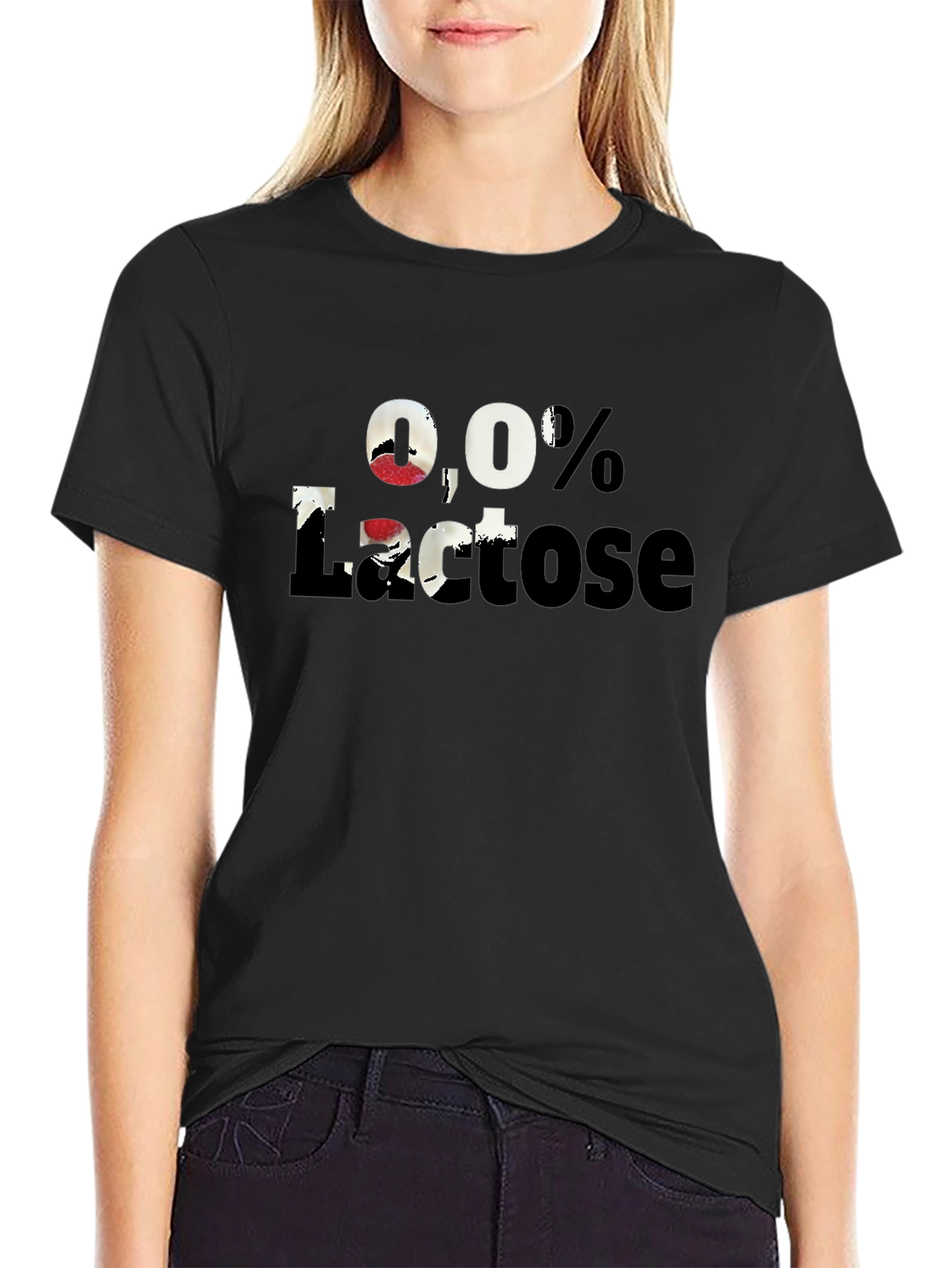 Lactose-Free Graphic T-Shirt - Stylish & Comfortable