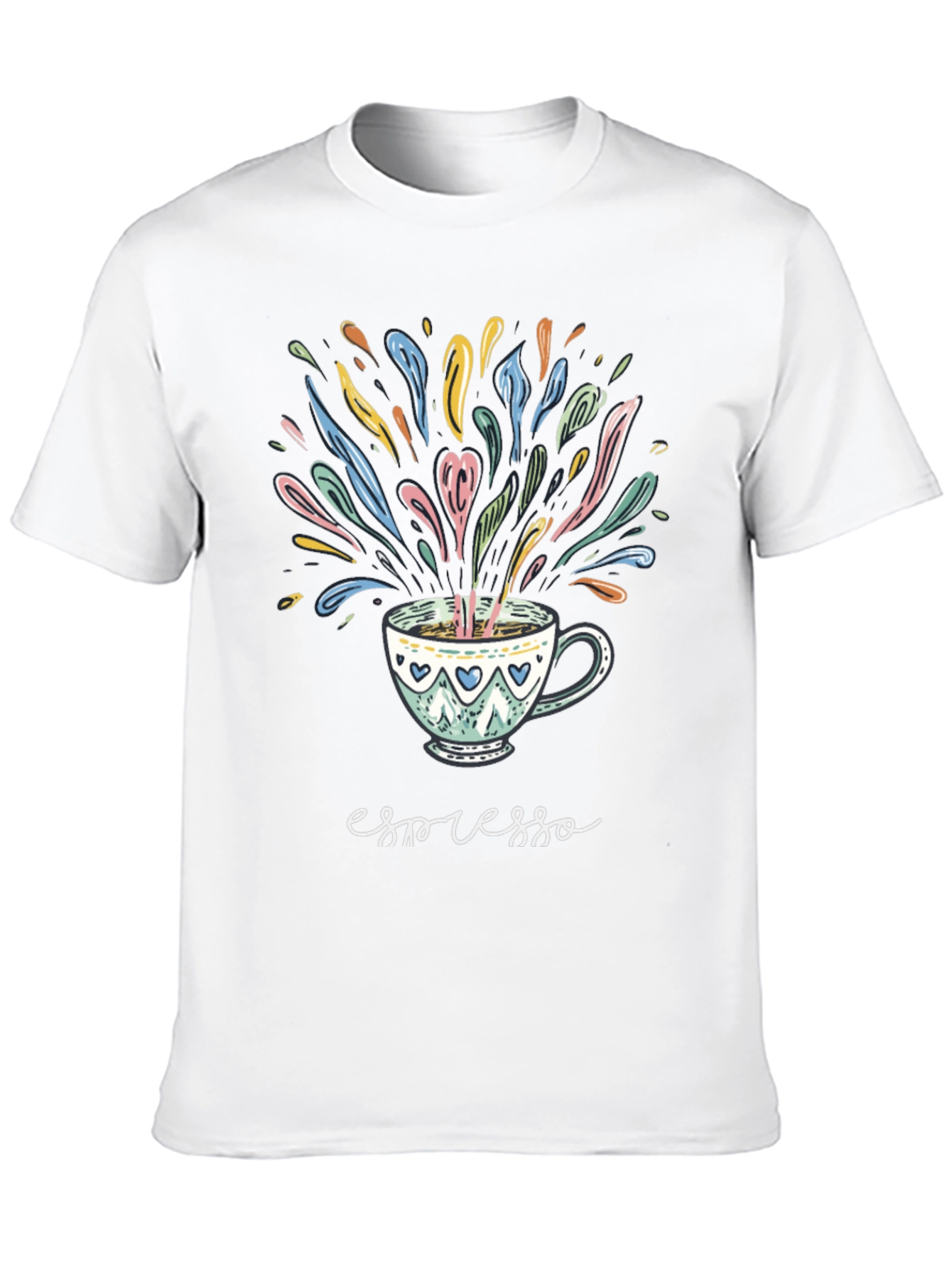 Espresso Art T-Shirt - Stylish Coffee Lover Tee