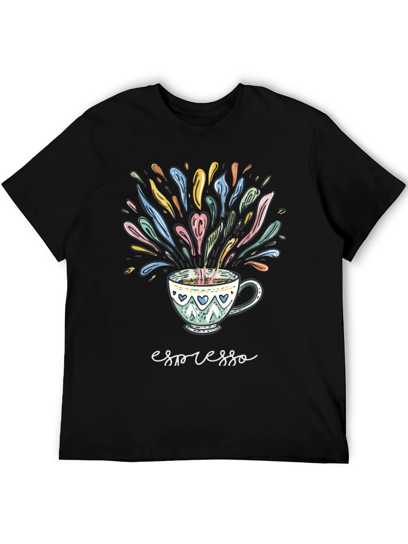 Espresso Art T-Shirt - Stylish Coffee Lover Tee