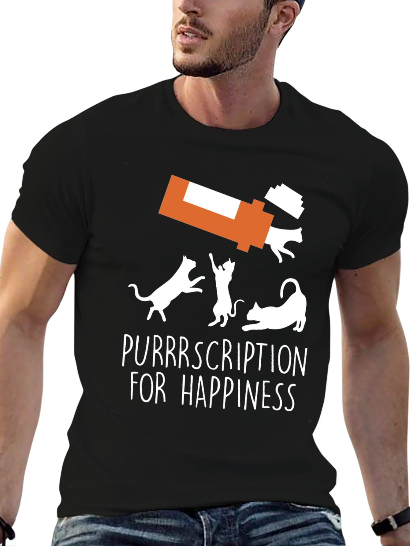 Purrrscription Happiness Cat T-Shirt