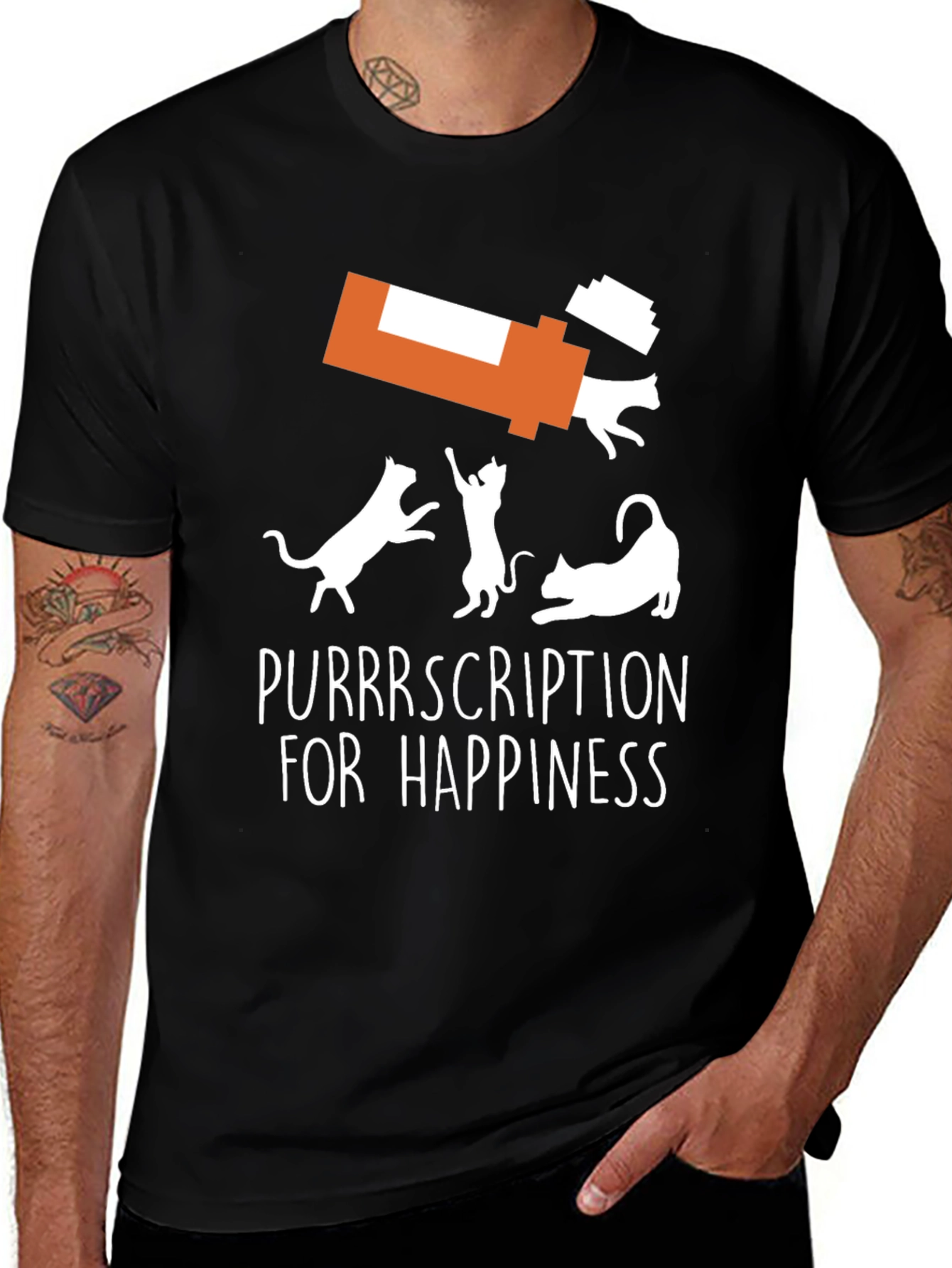 Purrrscription Happiness Cat T-Shirt