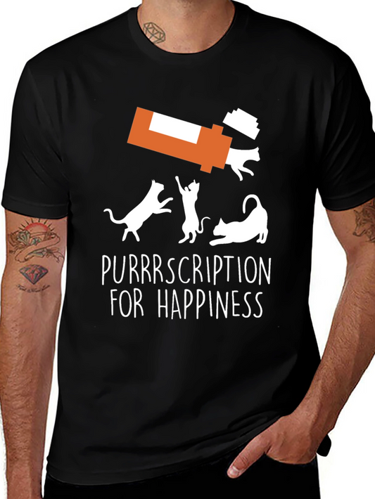 Purrrscription Happiness Cat T-Shirt