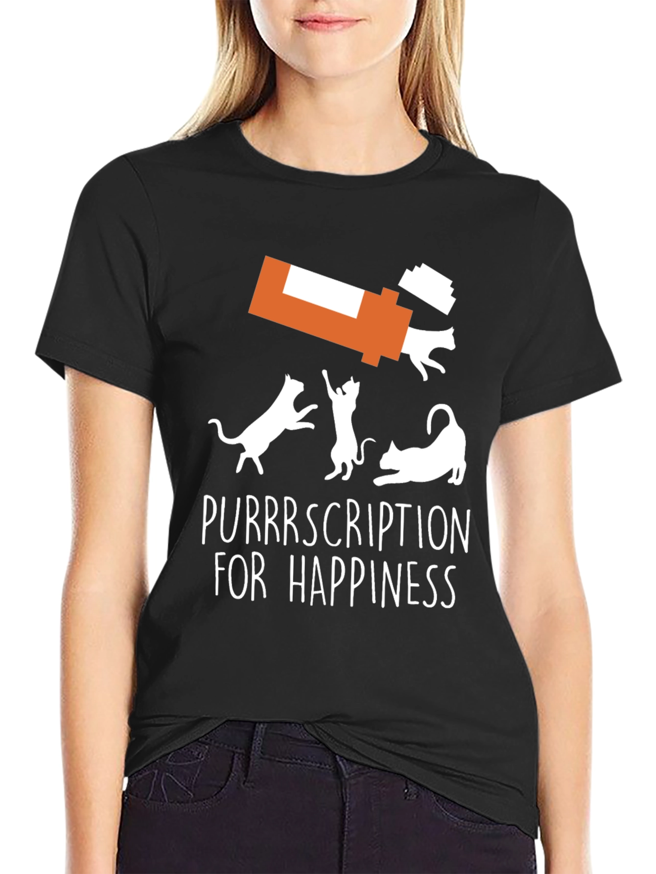 Purrrscription Happiness Cat T-Shirt