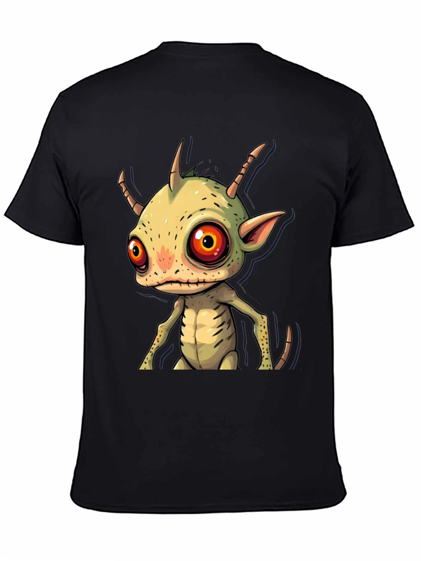 Cartoon Alien Graphic T-Shirt