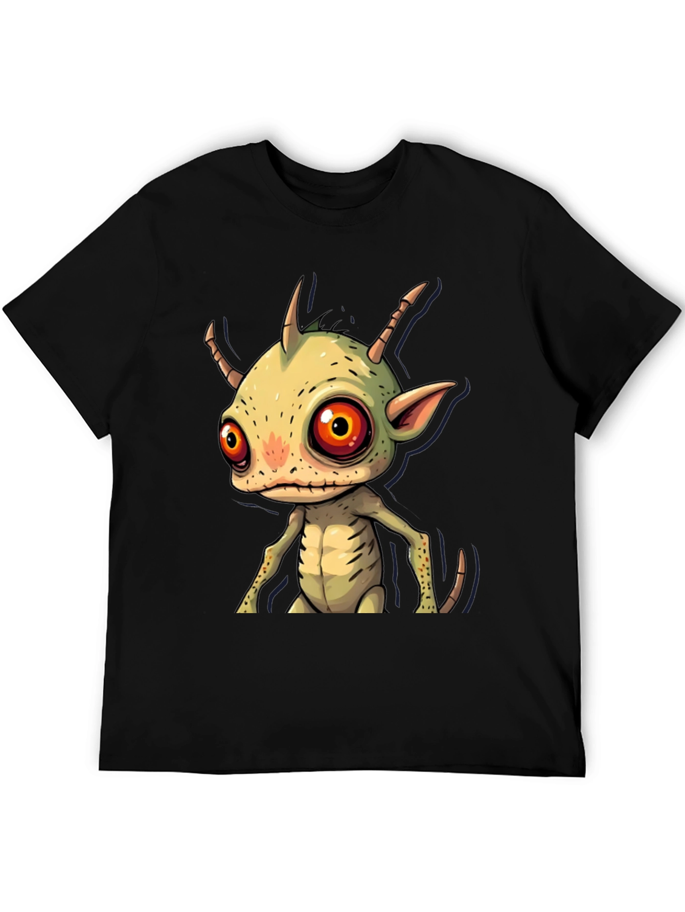 Cartoon Alien Graphic T-Shirt
