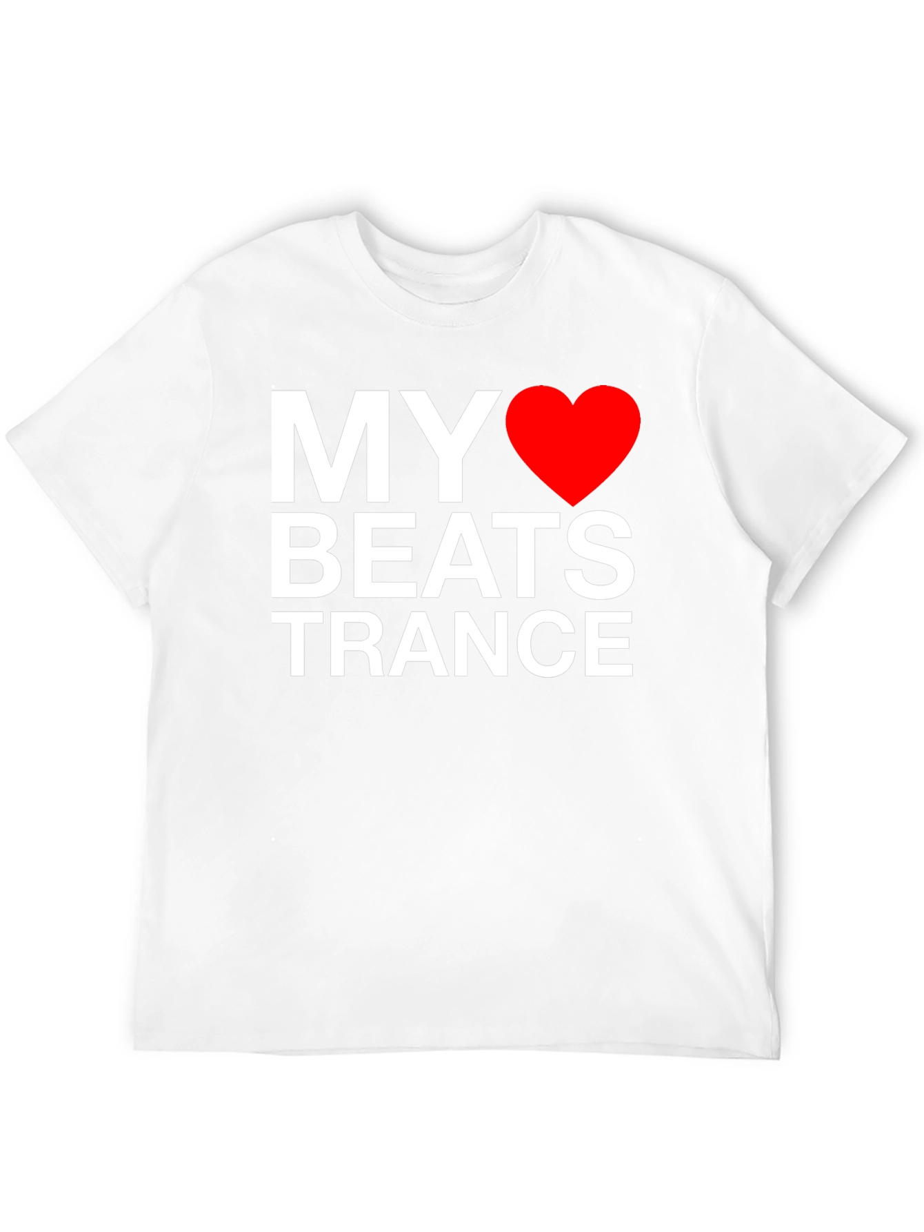 My Heart Beats Trance T-Shirt - Black