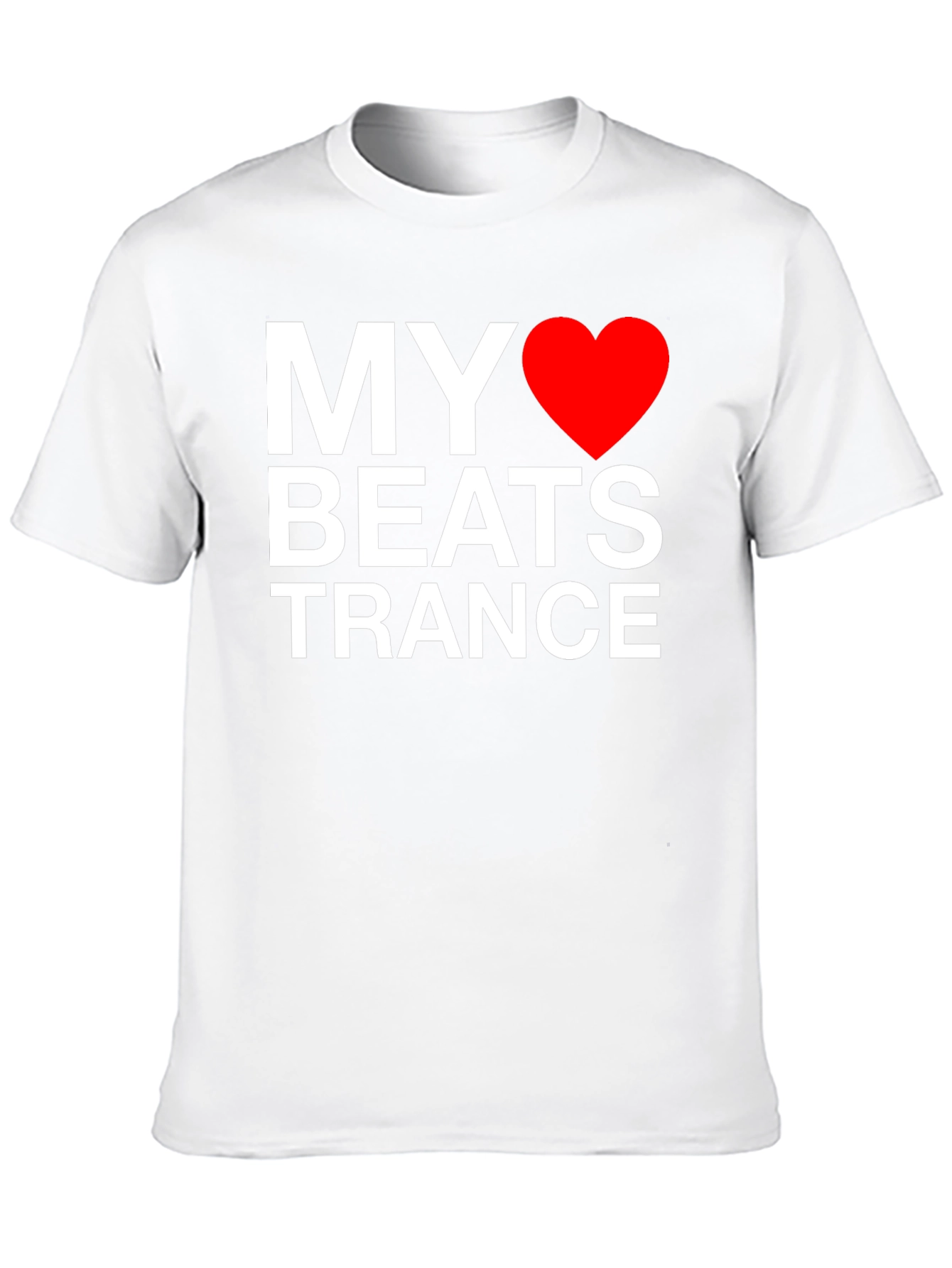 My Heart Beats Trance T-Shirt - Black