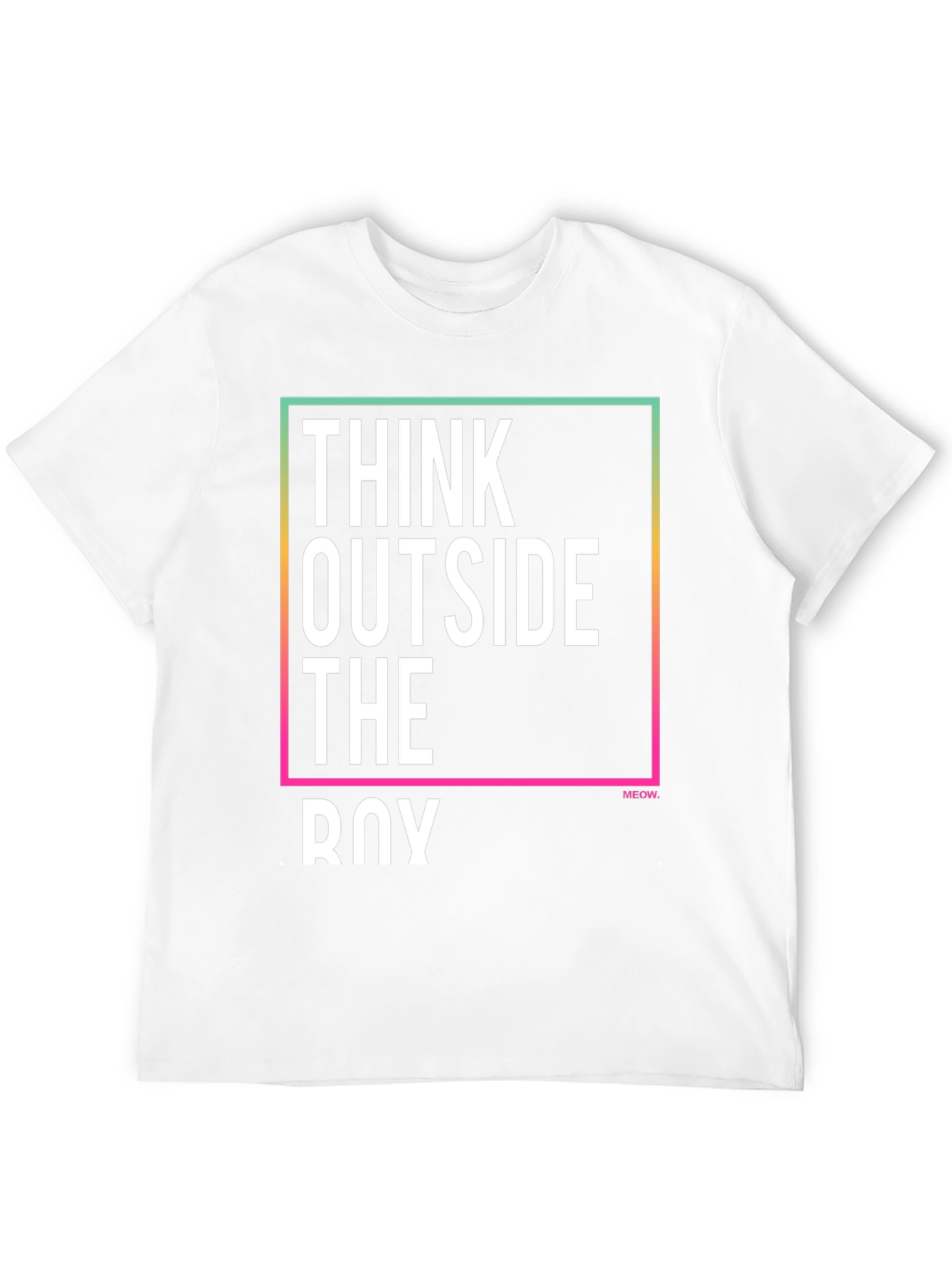 Think Outside The Box Mens Graphic Tee