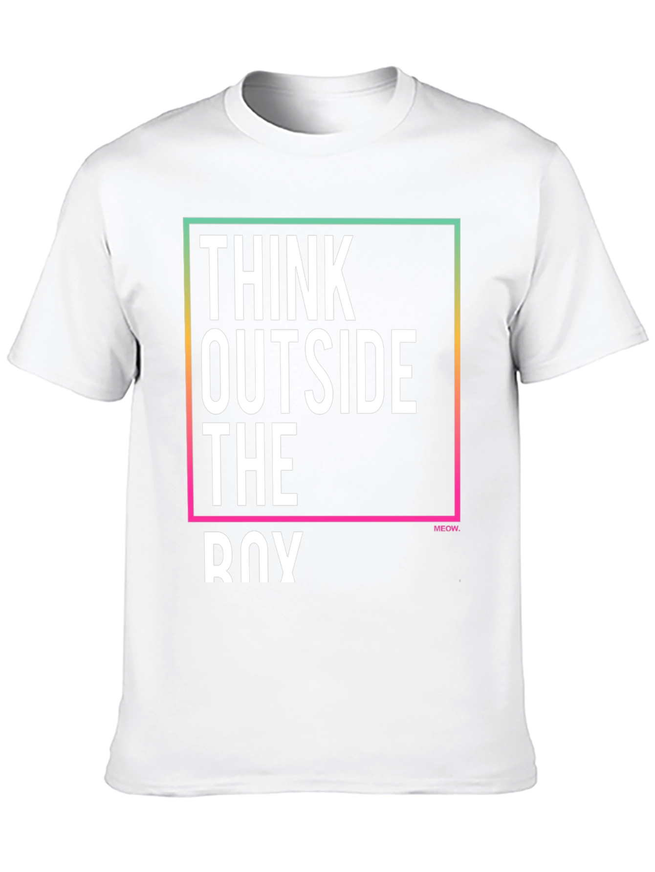 Think Outside The Box Mens Graphic Tee