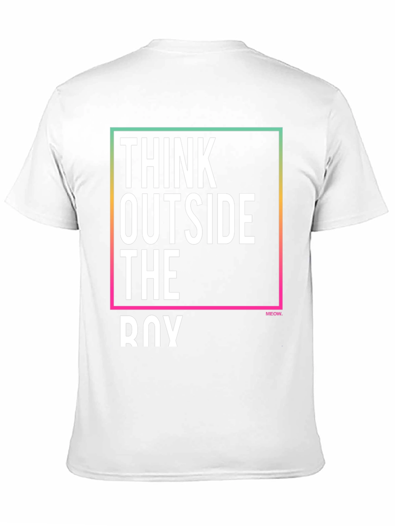 Think Outside The Box Mens Graphic Tee