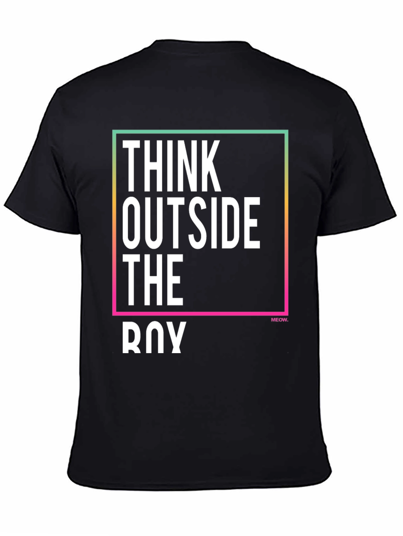 Think Outside The Box Mens Graphic Tee