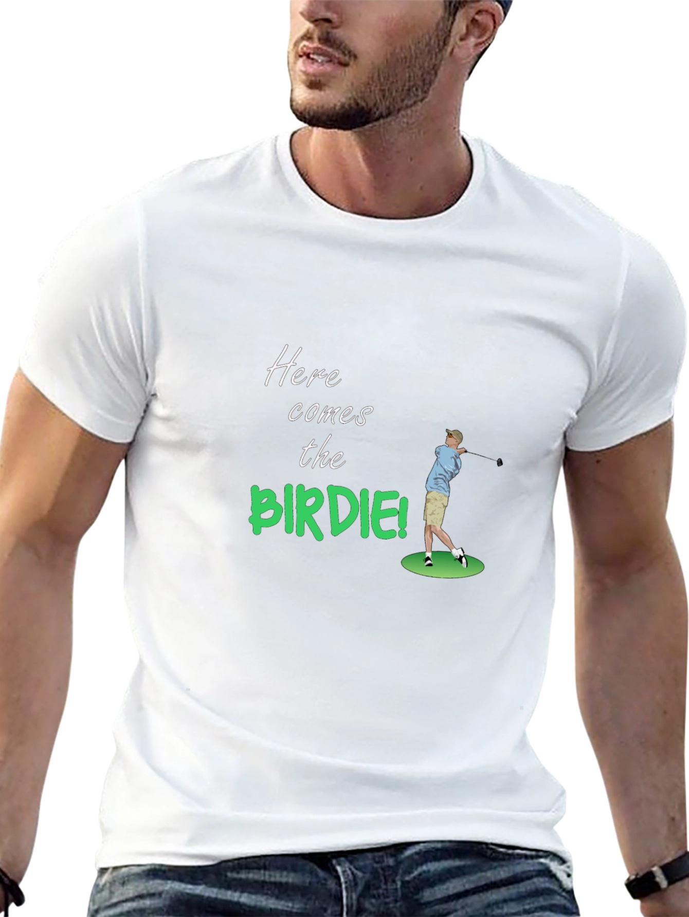 Here Comes the Birdie Golf T-Shirt