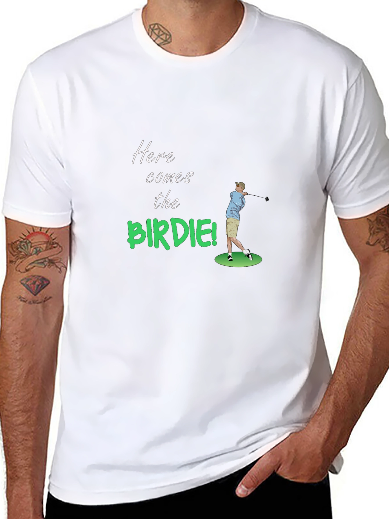 Here Comes the Birdie Golf T-Shirt