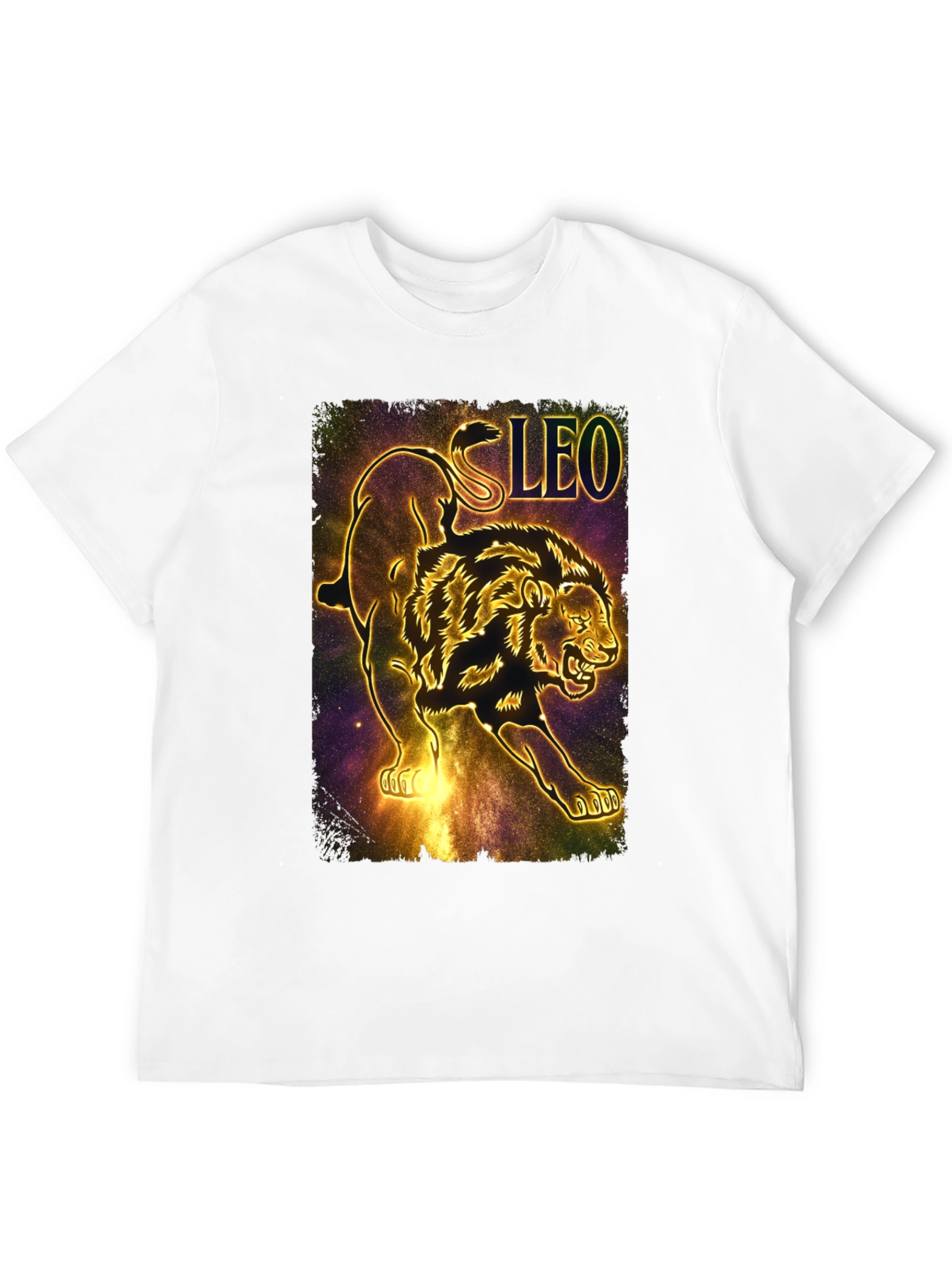 Leo Zodiac Lion Graphic Tee