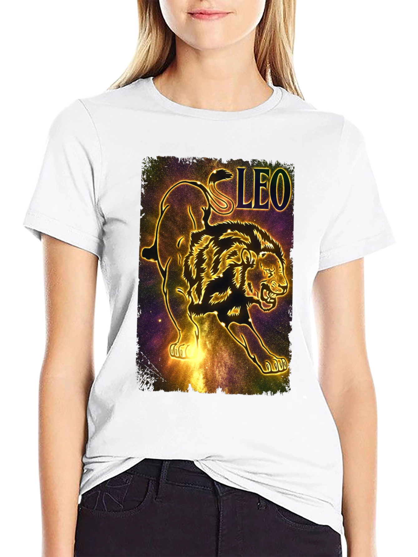 Leo Zodiac Lion Graphic Tee